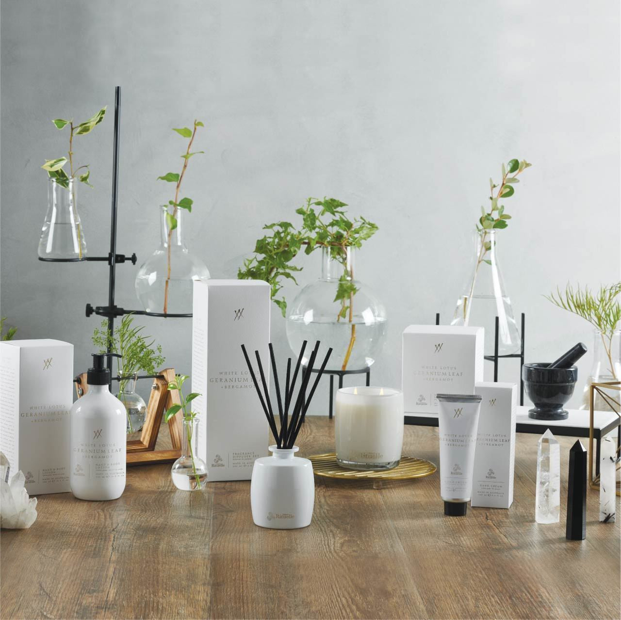 Alchemy<br> Single Fragrance Package - White Lotus, Geranium Leaf & Bergamot