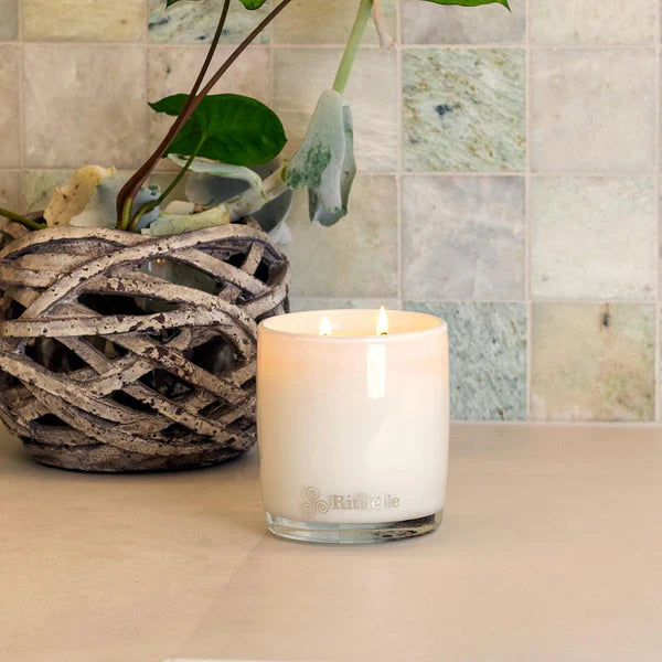 White Lotus, Geranium Leaf & Bergamot<br> Scented Soy Candle | 400gm