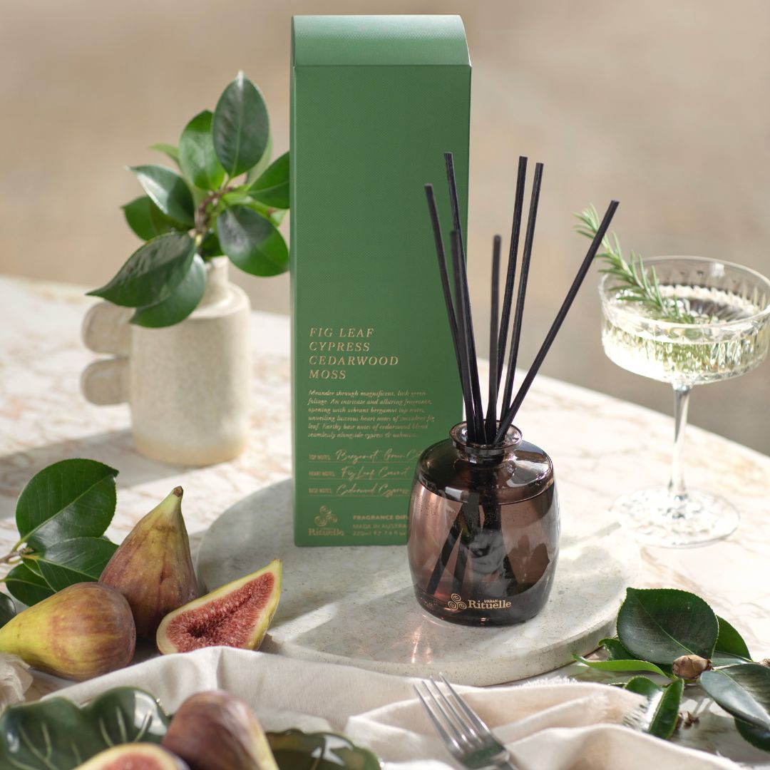 Fig Leaf, Cypress, Cedarwood, Moss<br>Fragrance Diffuser Set | 220ml