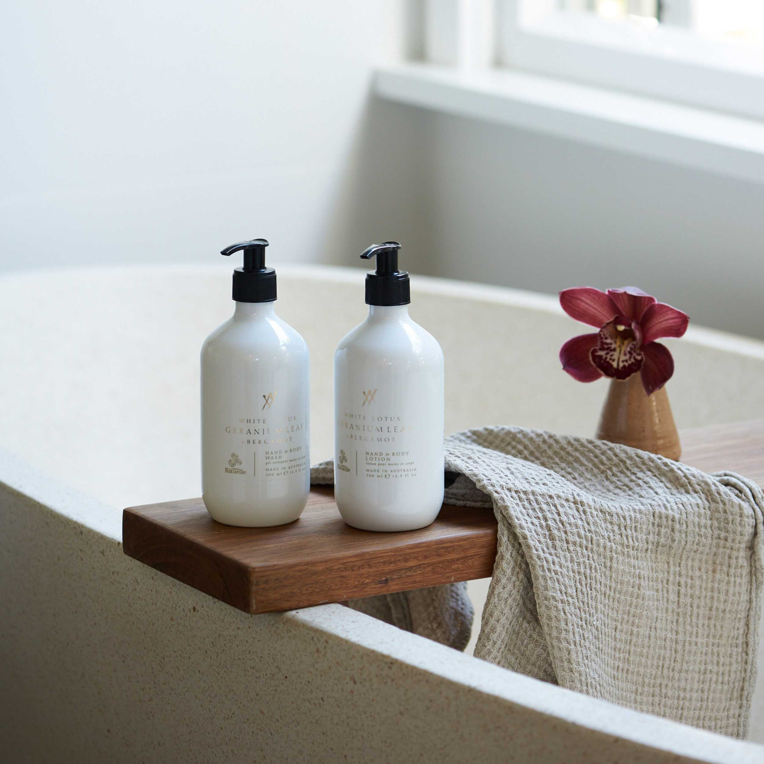 White Lotus, Geranium Leaf & Bergamot<br> Hand & Body Wash | 500ml