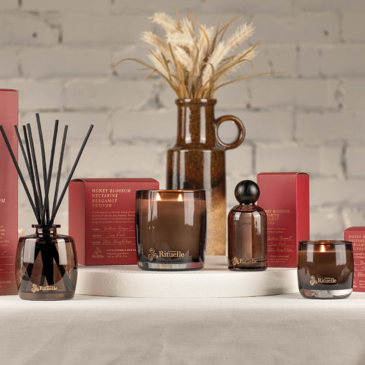Apotheca Single Fragrance Package - Nectarine, Honey Blossom, Bergamot, Vetiver