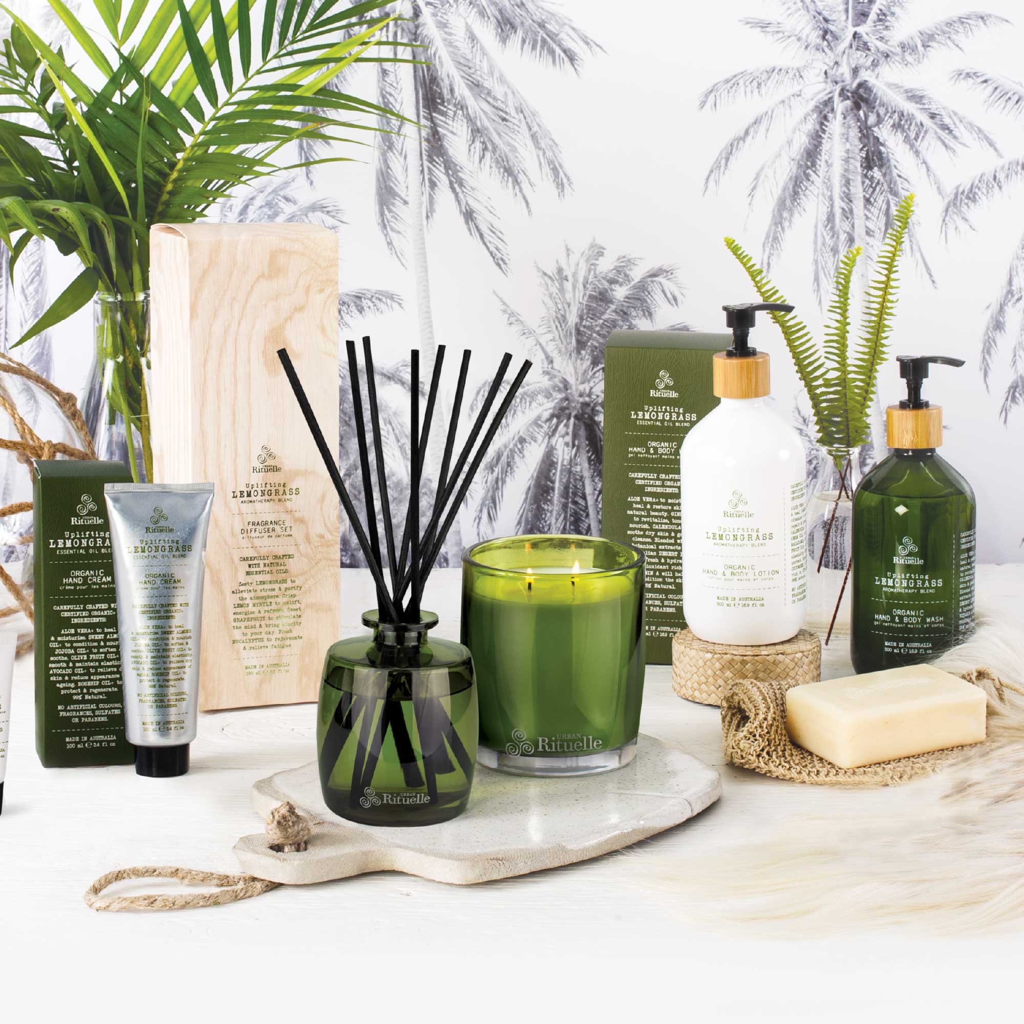 Lemongrass, Lemon Myrtle, Grapefruit & Eucalyptus<br> Mini Fragrance Diffuser Set | 90ml