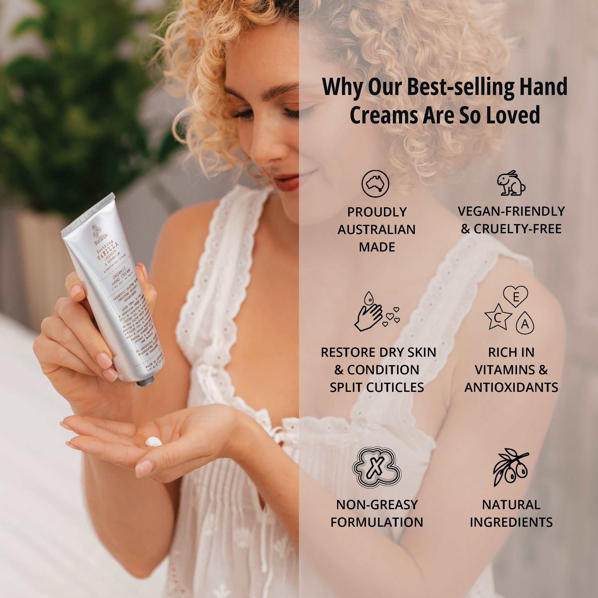 Vanilla, Lavender & Geranium<br> Organic Hand Cream | 100ml