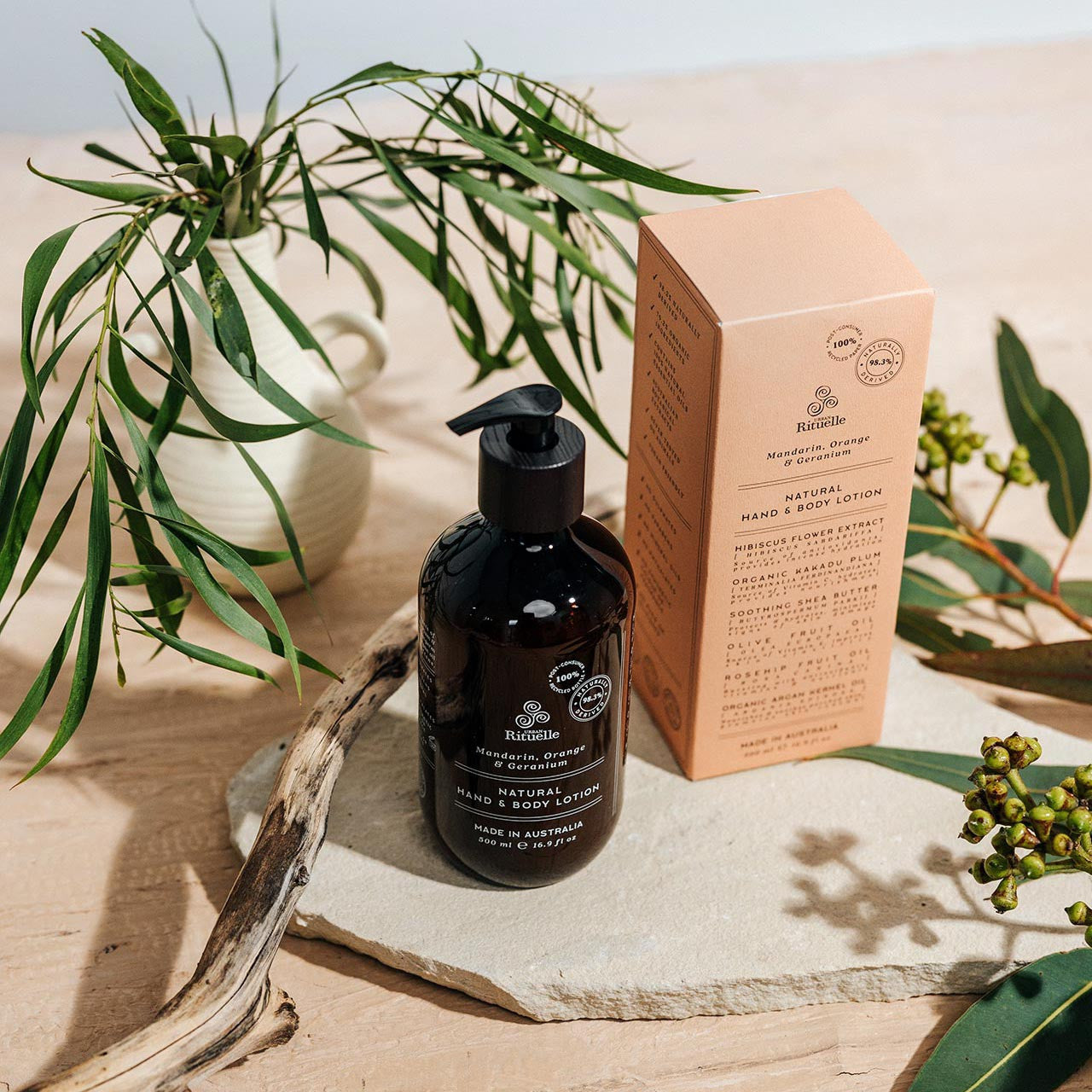 Mandarin, Orange & Geranium<br> Natural Hand & Body Lotion | 500ml