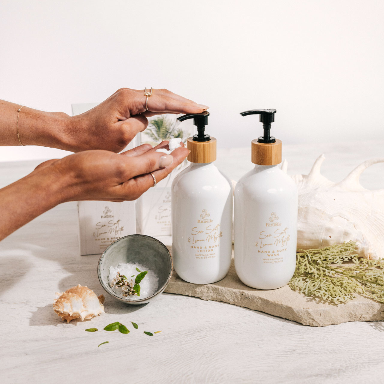 Sea Salt & Lemon Myrtle<br> TESTER: Hand & Body Lotion