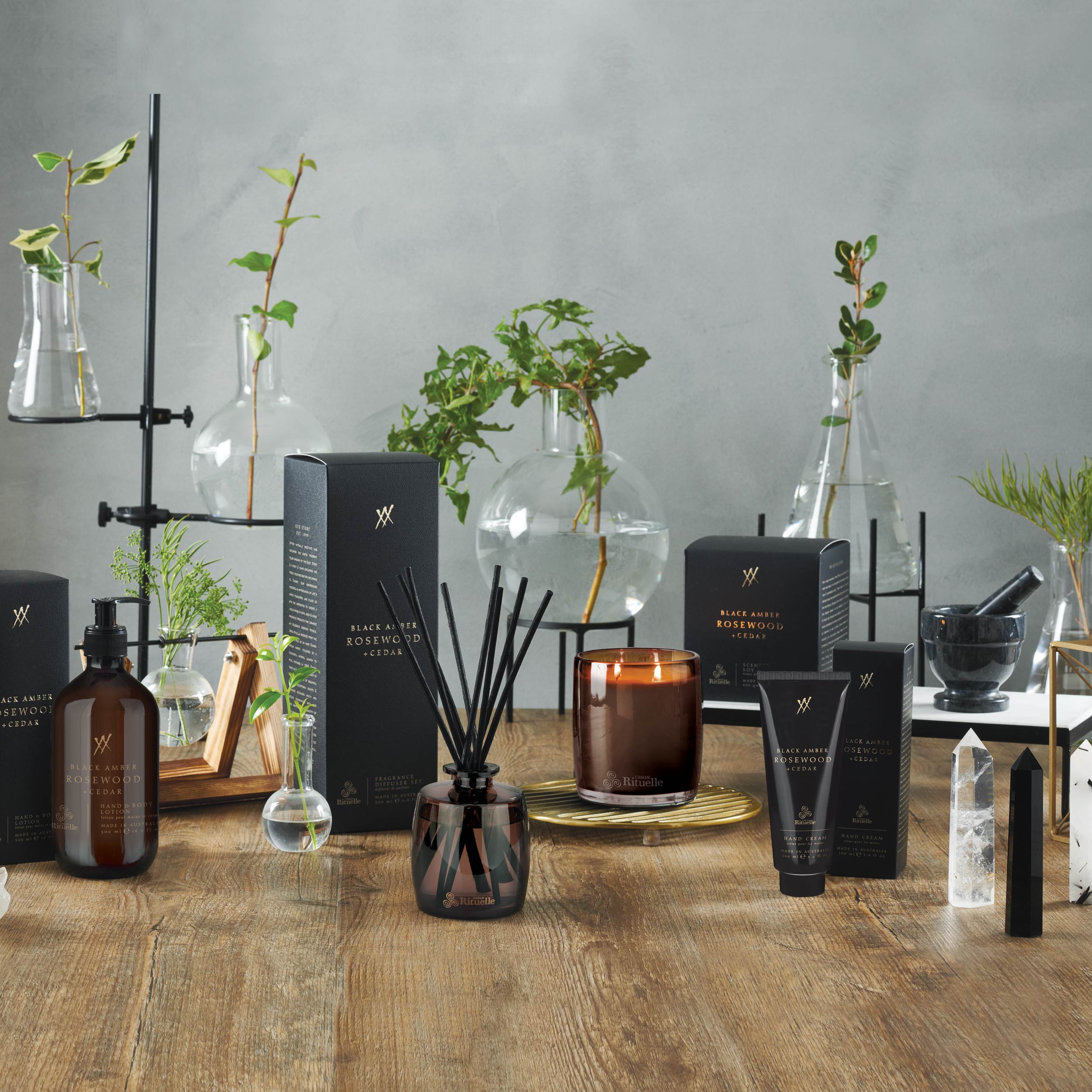 Alchemy<br> Single Fragrance Package - Black Amber, Rosewood & Cedar