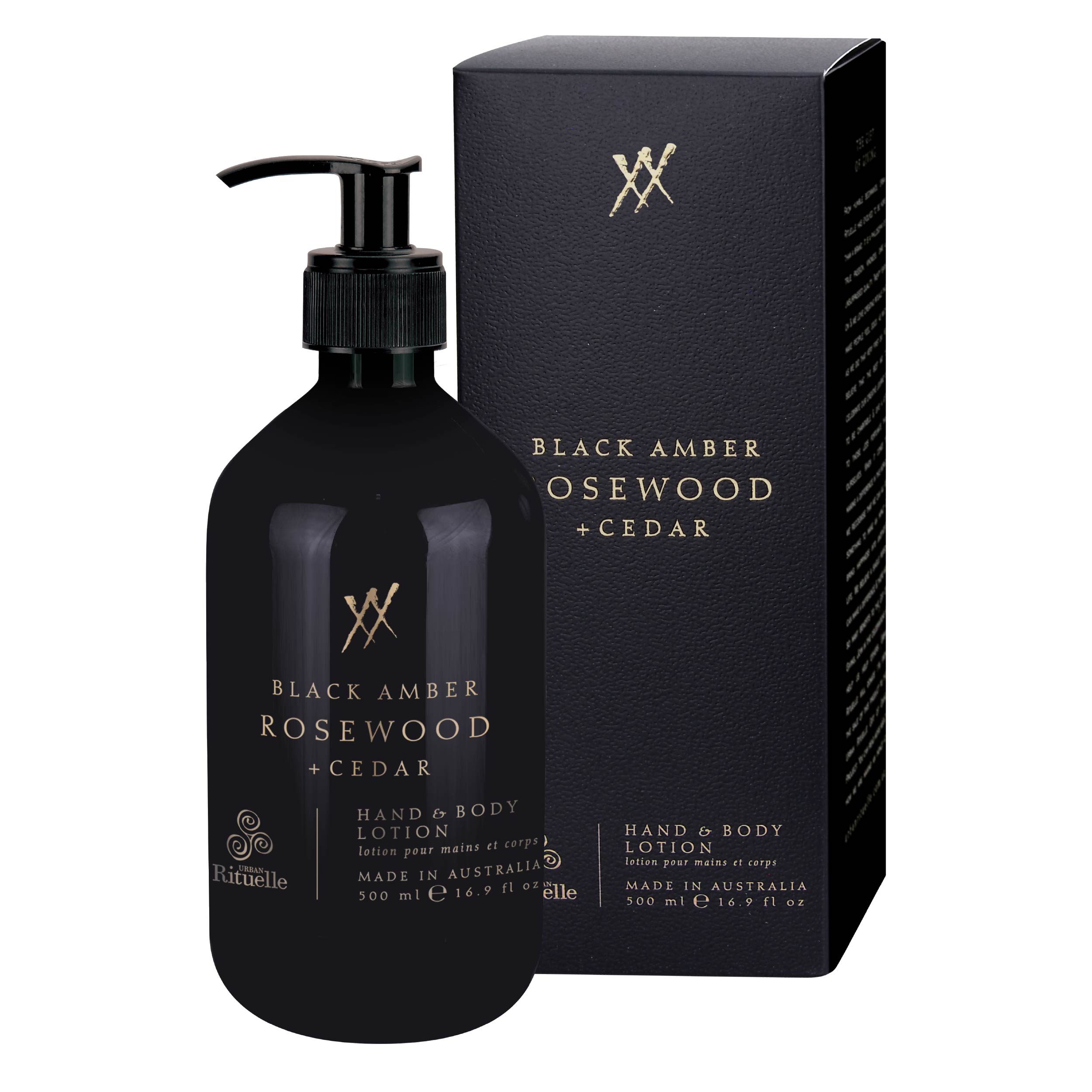 Black Amber, Rosewood & Cedar<br> TESTER: Hand & Body Lotion