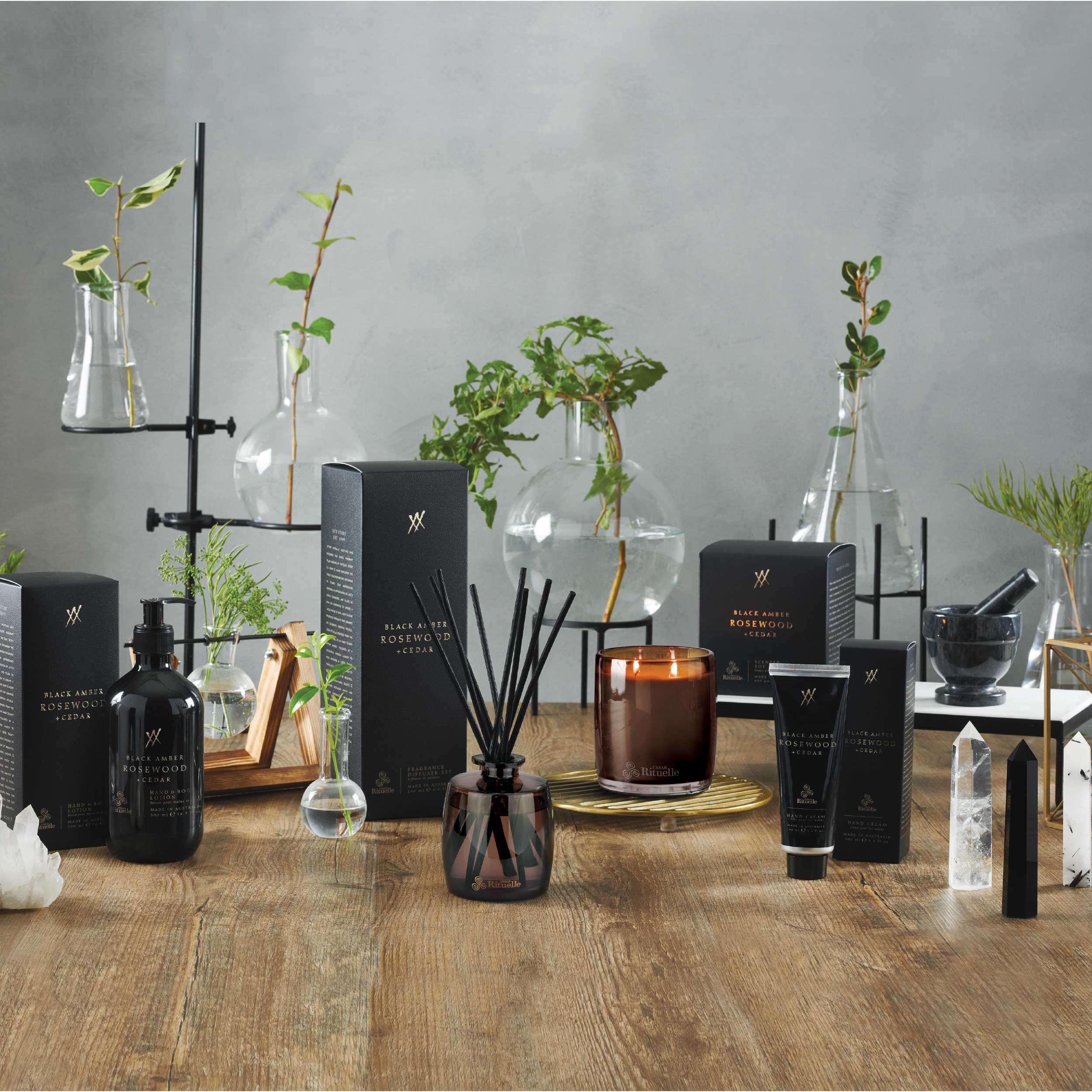 Alchemy<br> Single Fragrance Package - Black Amber, Rosewood & Cedar