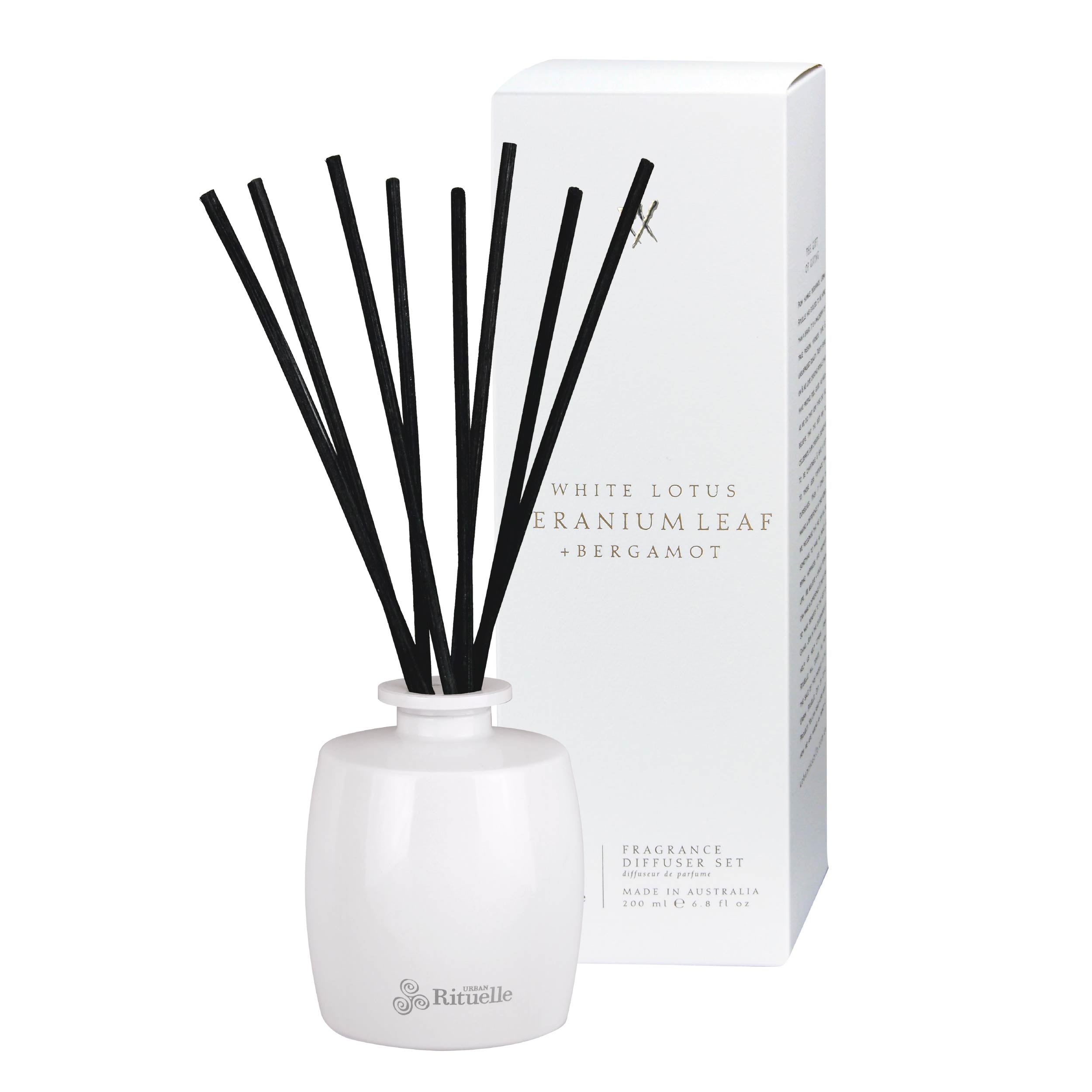 White Lotus, Geranium Leaf & Bergamot<br> TESTER: Fragrance Diffuser Set