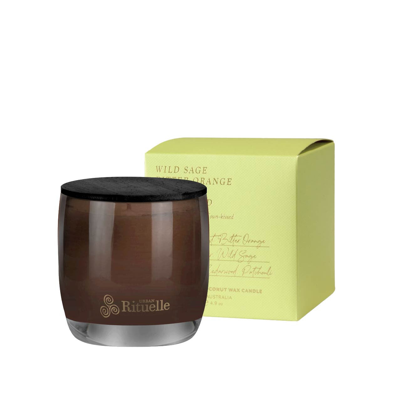 Wild Sage, Bitter Orange, Bergamot, Driftwood<br> TESTER: Scented Soy Candle - 140gm