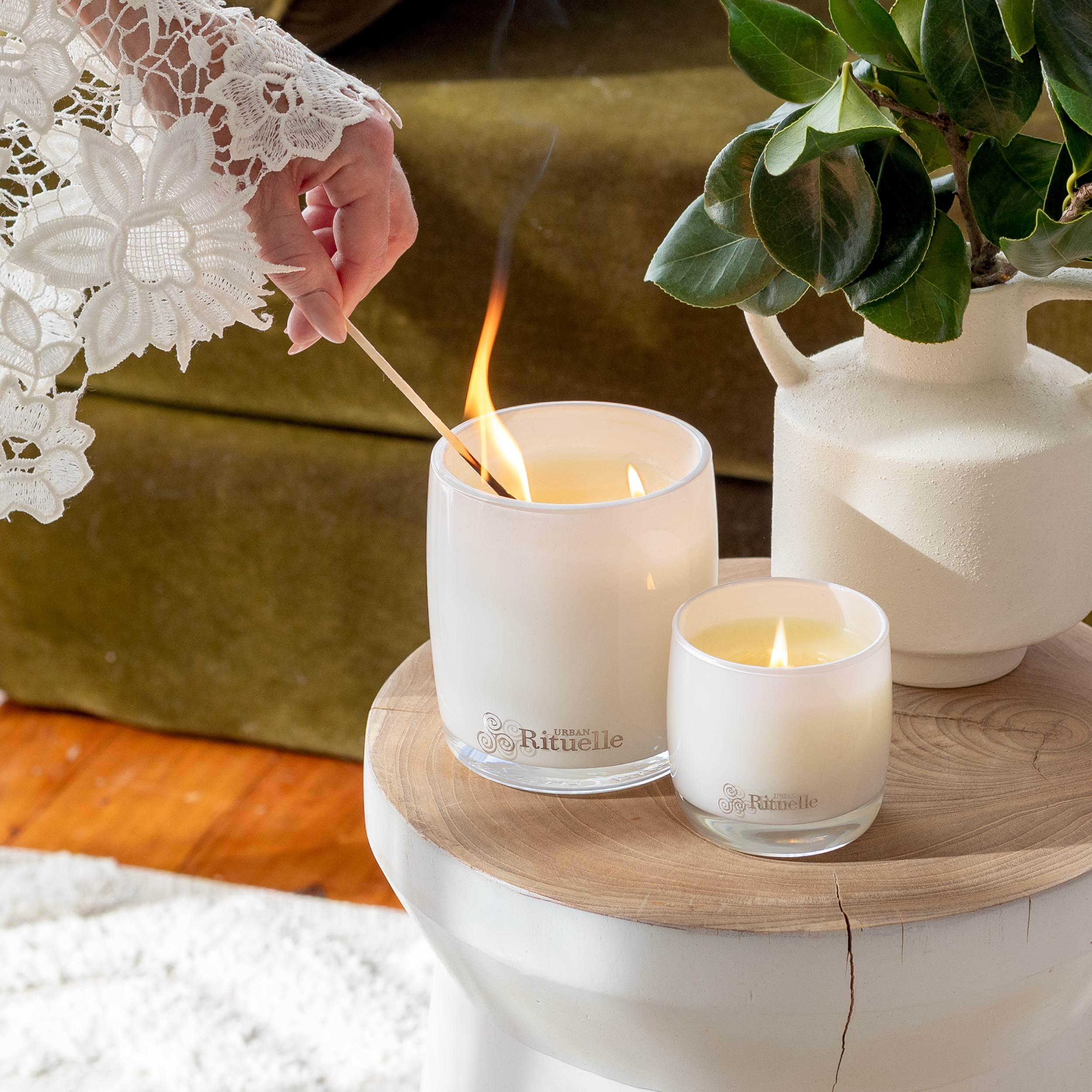 Pistachio, Saffron, Praline, Maple<br> Scented Soy Candle | 140gm