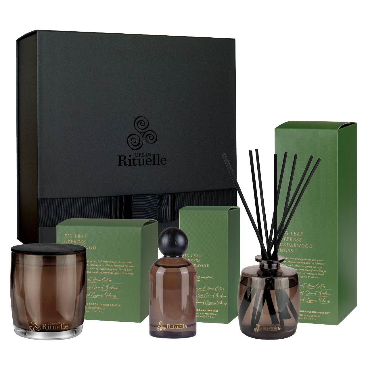 Fig Leaf, Cypress, Cedarwood, Moss Gift Set