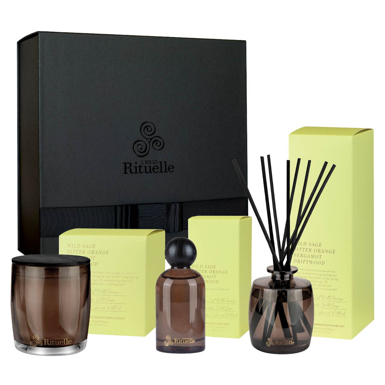 Wild Sage, Bitter Orange, Bergamot, Driftwood<br> Gift Set