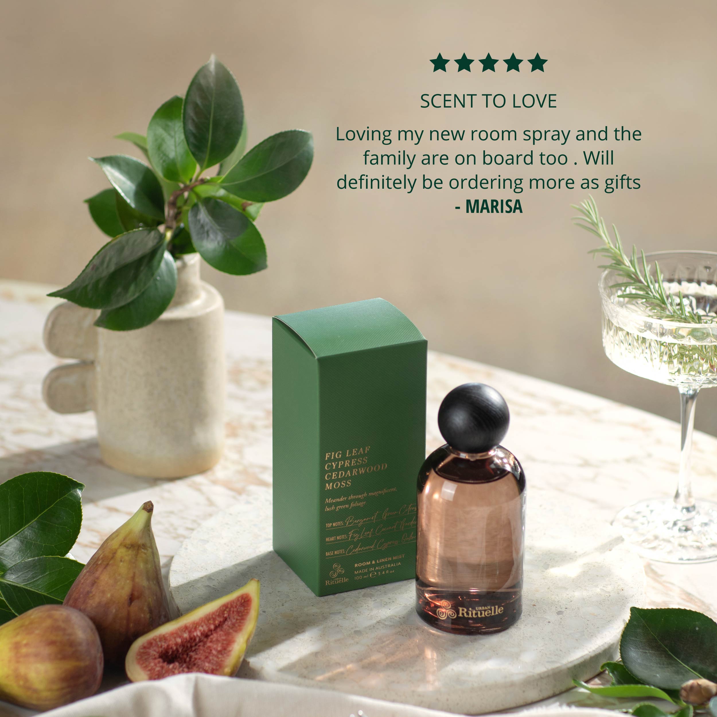 Apotheca Single Fragrance Package - Fig Leaf, Cypress, Cedarwood, Moss