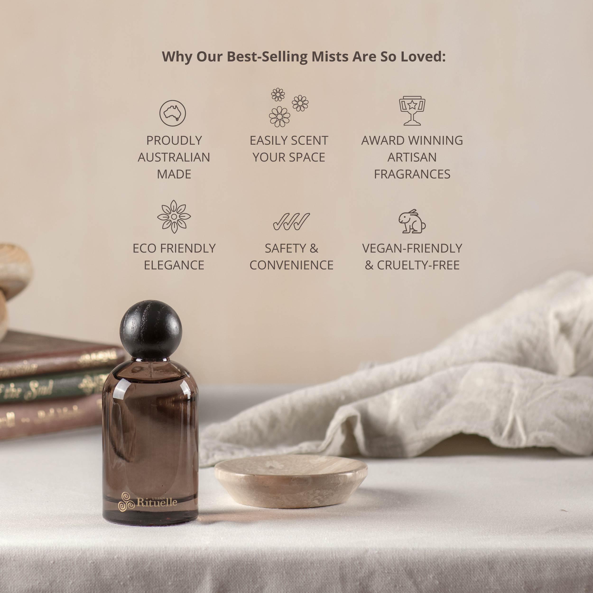 Wild Sage, Bitter Orange, Bergamot, Driftwood<br> Room & Linen Mist | 100ml