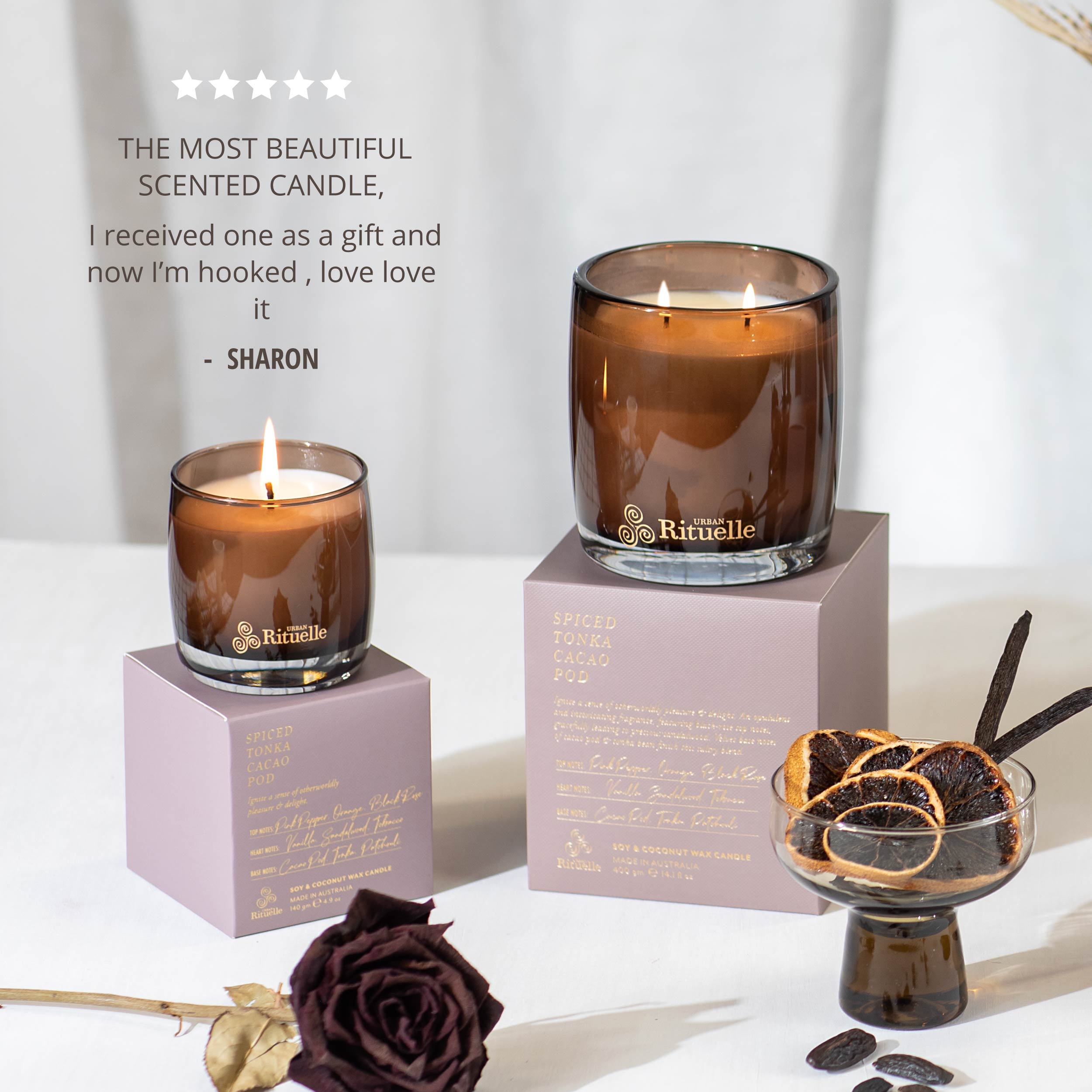 Apotheca Single Fragrance Package - Spiced Tonka, Cacao Pod