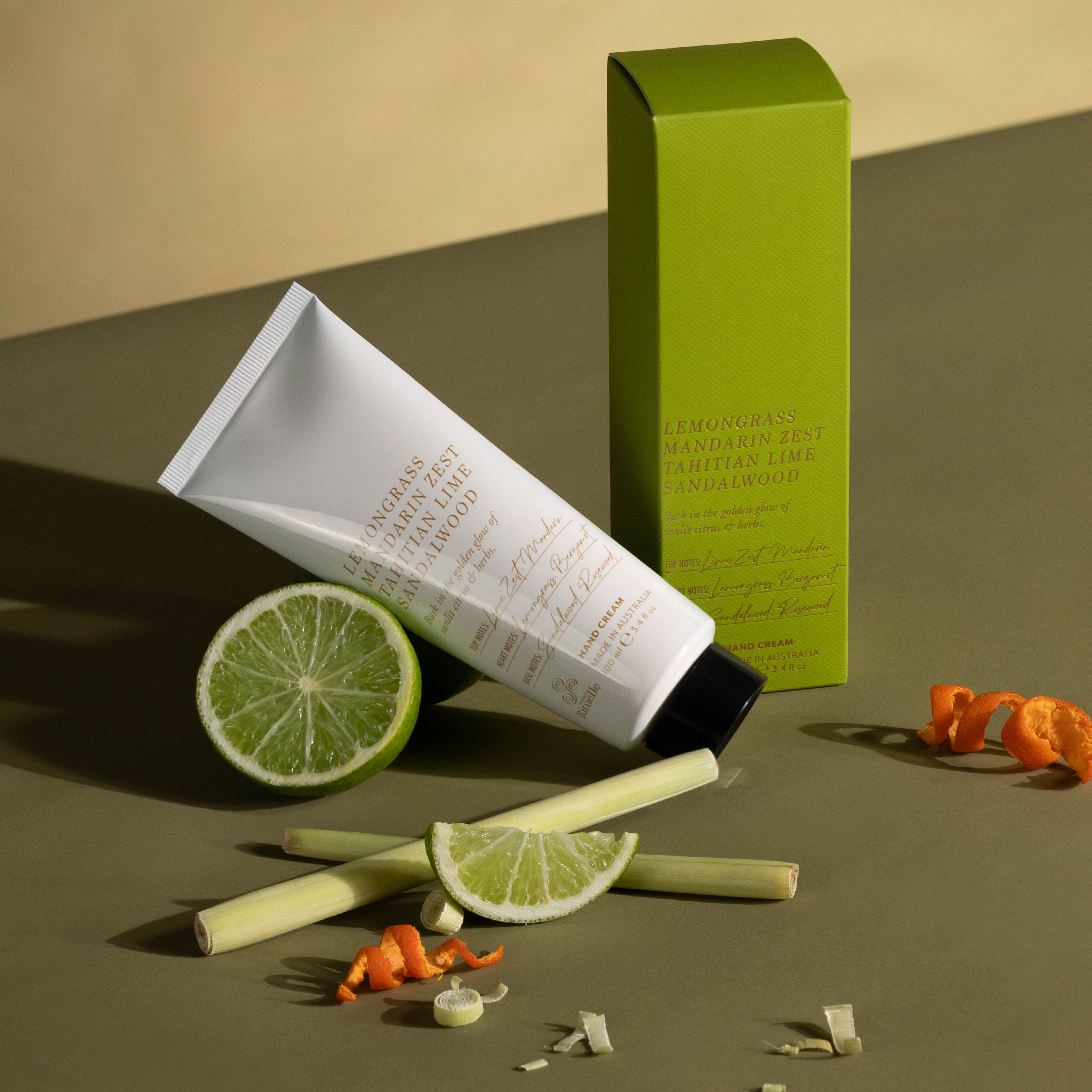 Lemongrass, Mandarin Zest, Tahitian Lime, Sandalwood<br> Hand Cream | 100ml