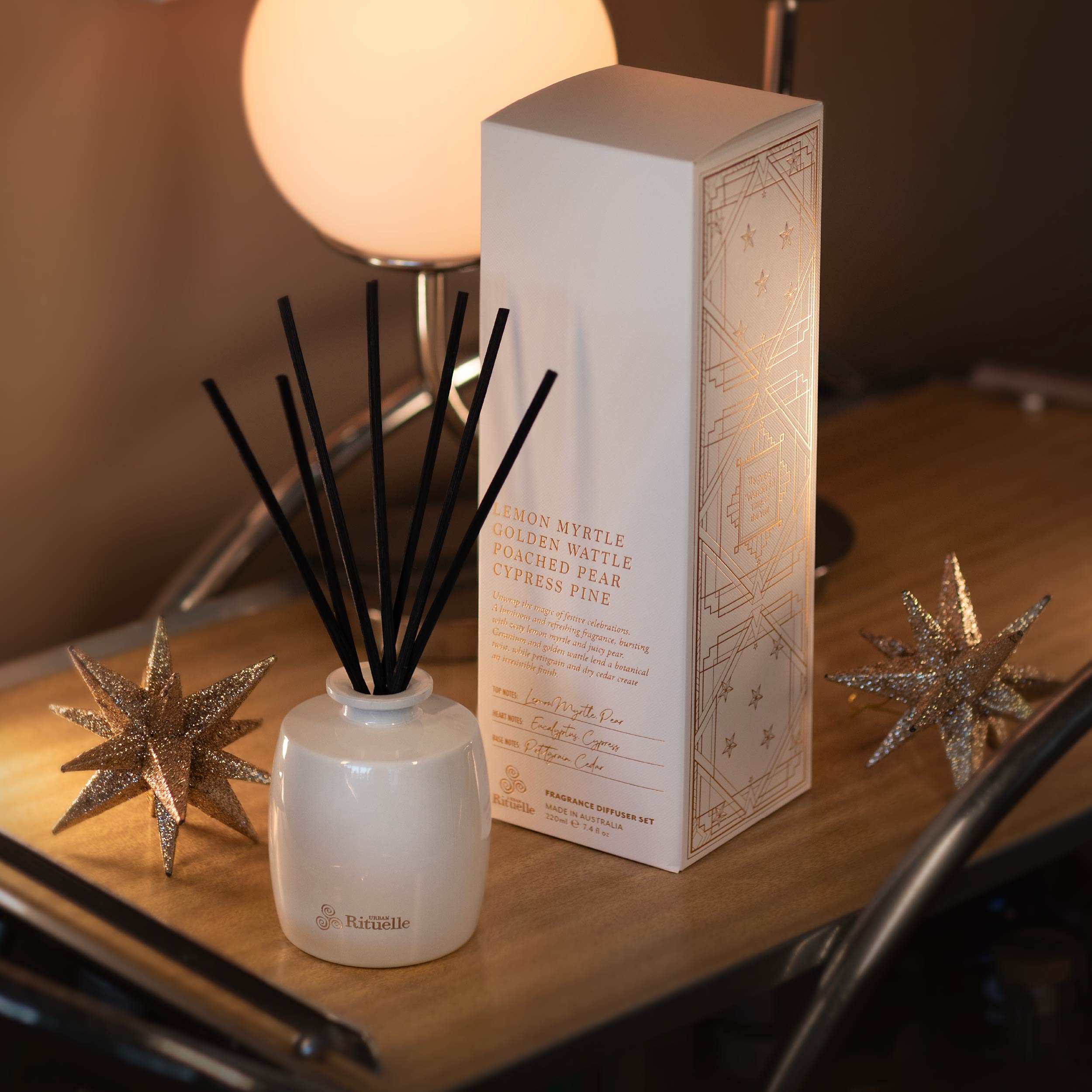 Apotheca Single Fragrance Package - Lemon Myrtle, Golden Wattle, Poached Pear, Cypress Pine