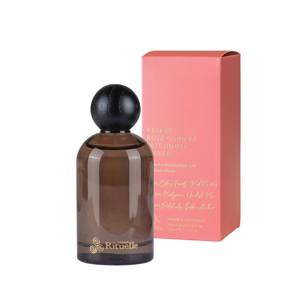 Velvet Rose Garden, Patchouli, Amber<br> TESTER: Room & Linen Mist
