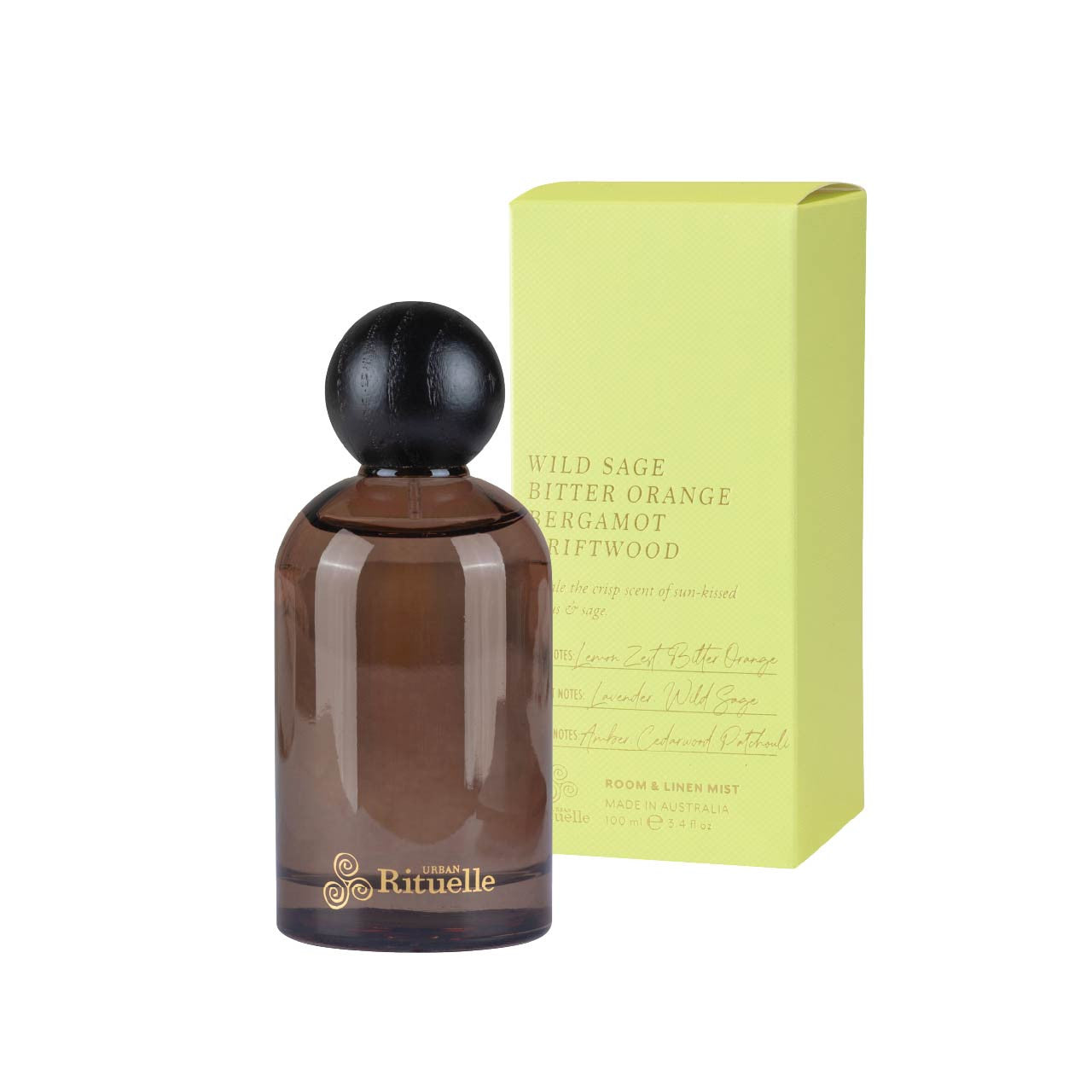 Wild Sage, Bitter Orange, Bergamot, Driftwood<br> Room & Linen Mist | 100ml