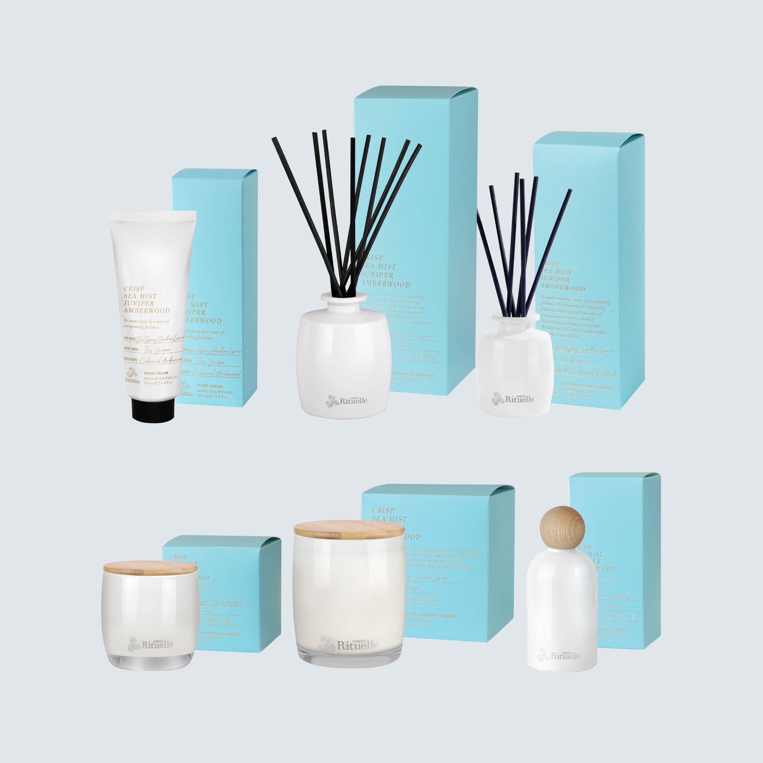 Apotheca<br> Single Fragrance Package - Crisp Sea Mist, Juniper, Amberwood