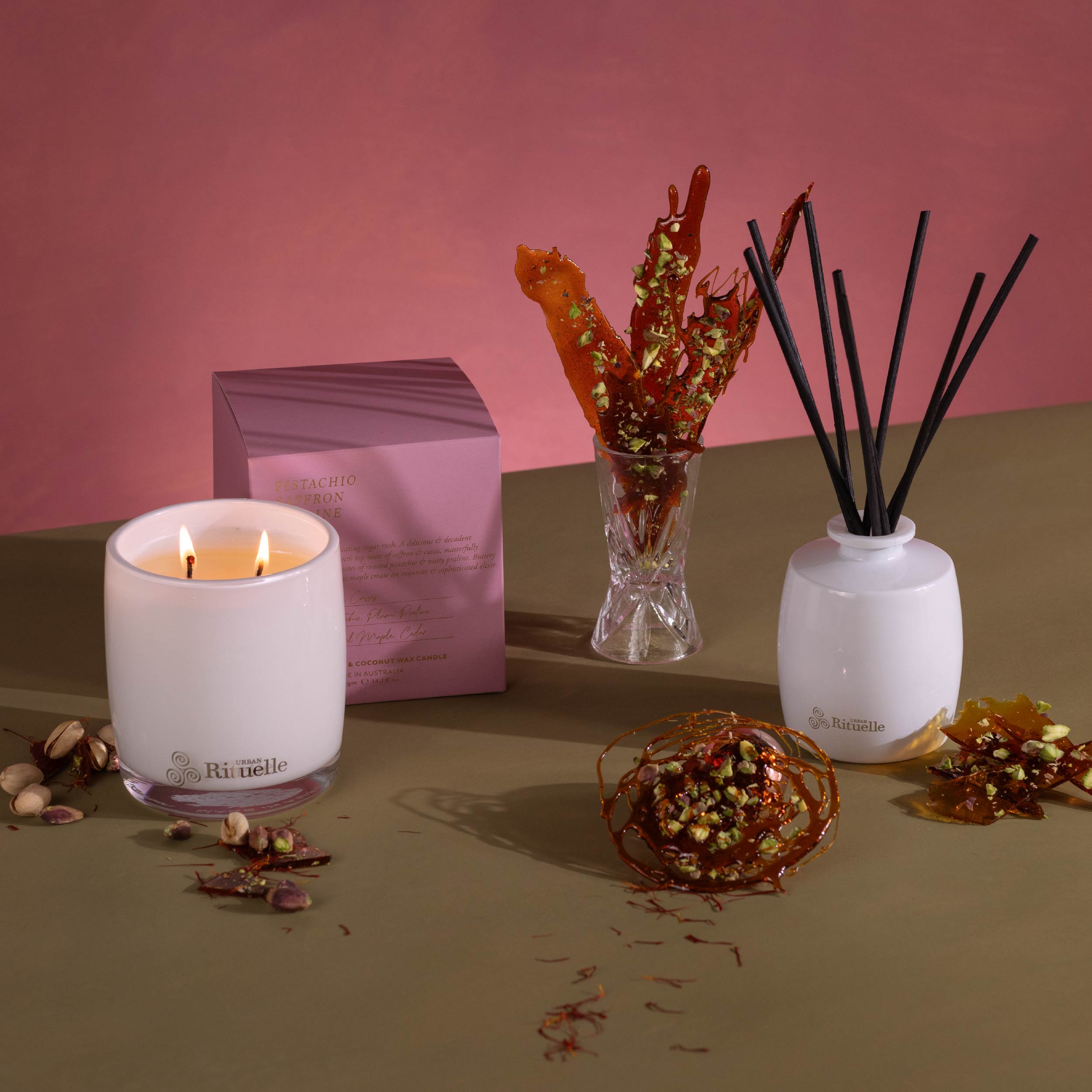 Apotheca Single Fragrance Package - Pistachio, Saffron, Praline, Maple