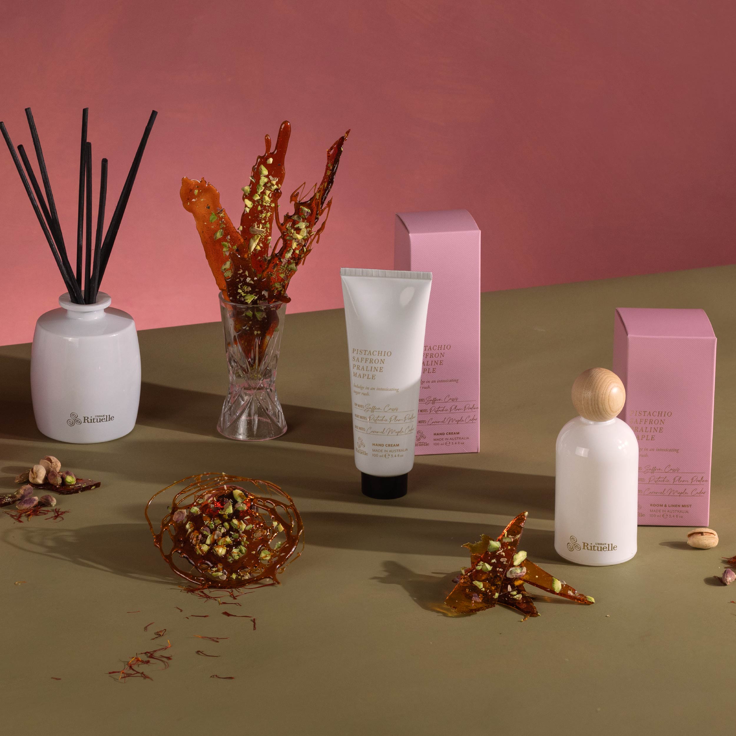 Apotheca Single Fragrance Package - Pistachio, Saffron, Praline, Maple