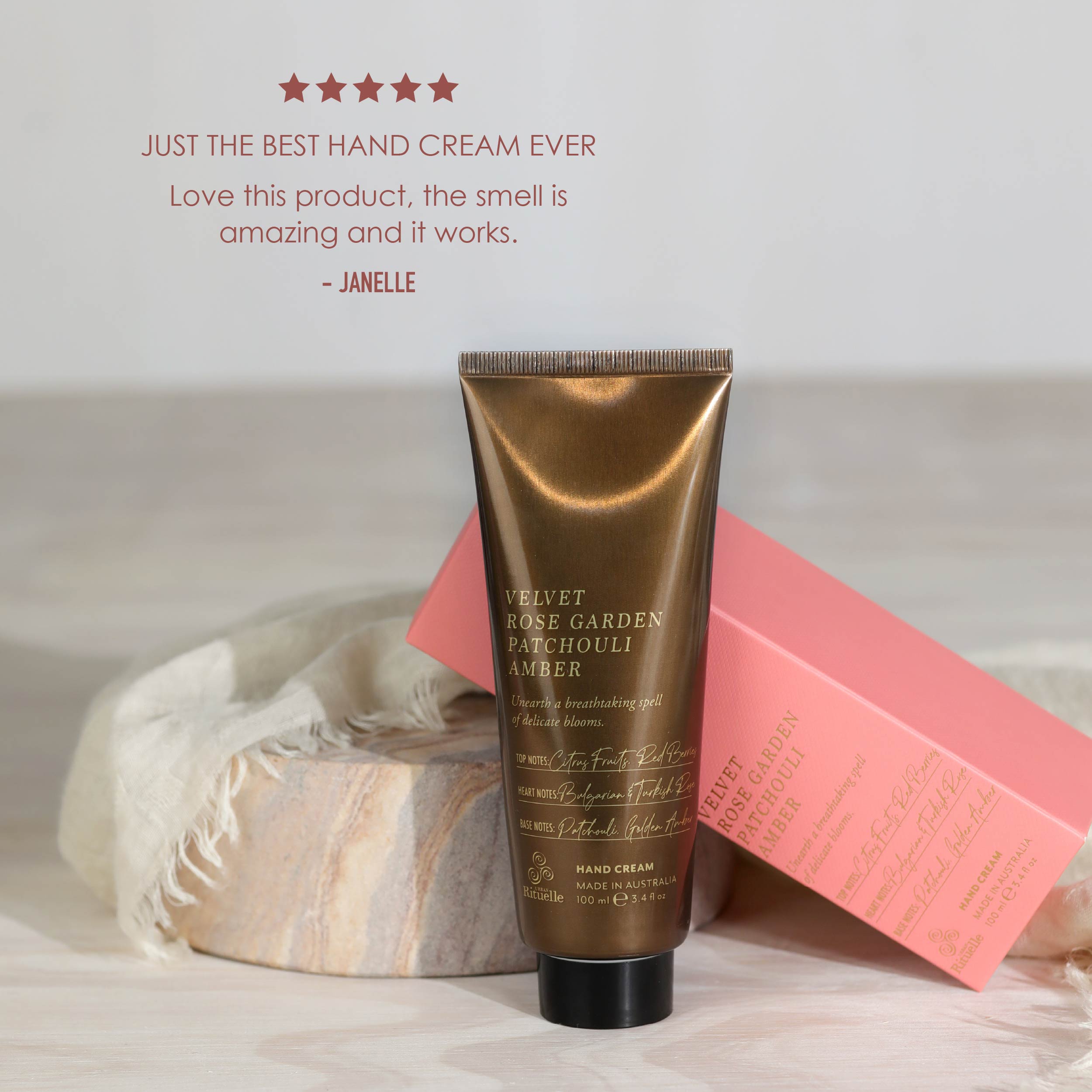 Velvet Rose Garden, Patchouli, Amber<br> Hand Cream | 100ml