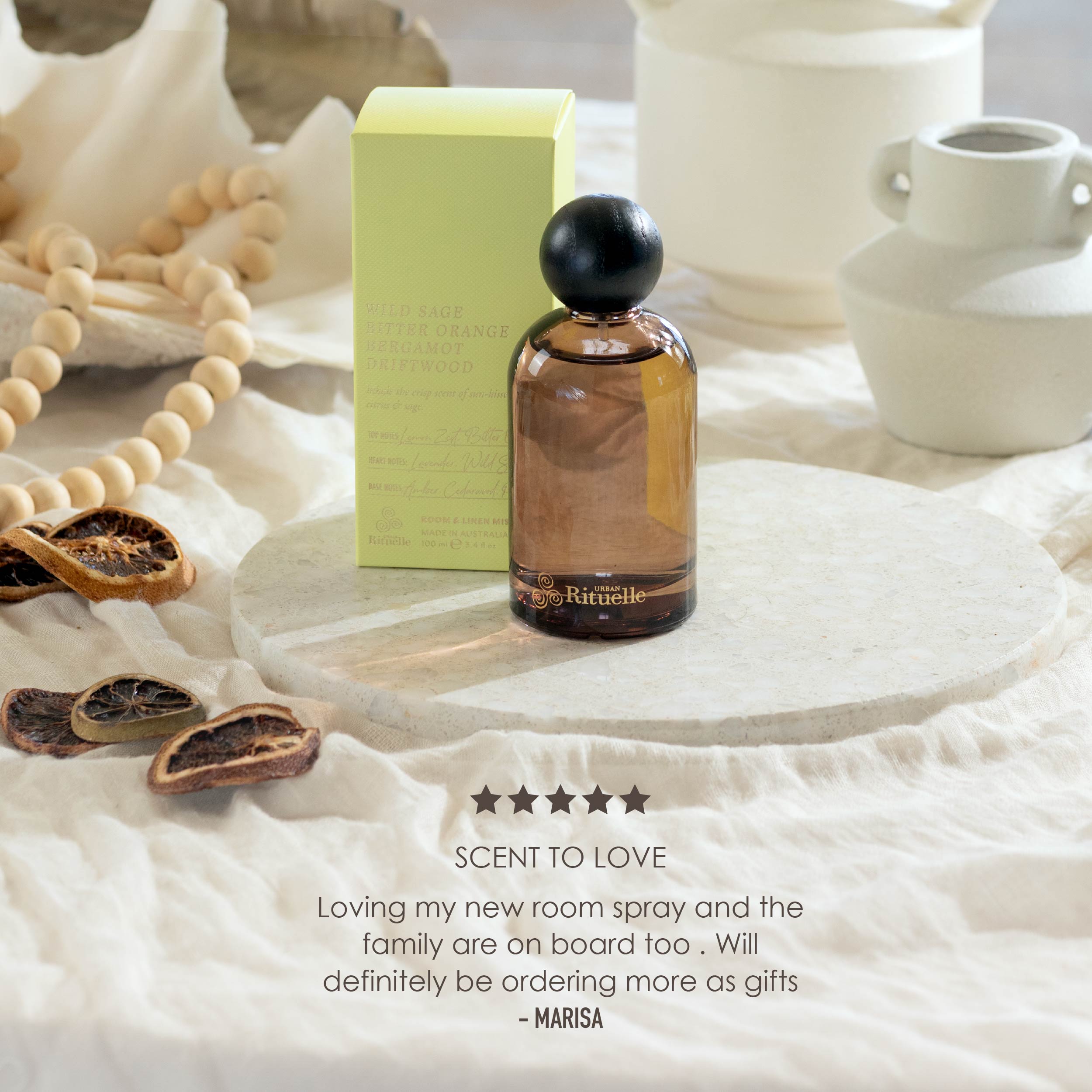 Apotheca Single Fragrance Package - Wild Sage, Bitter Orange, Bergamot, Driftwood