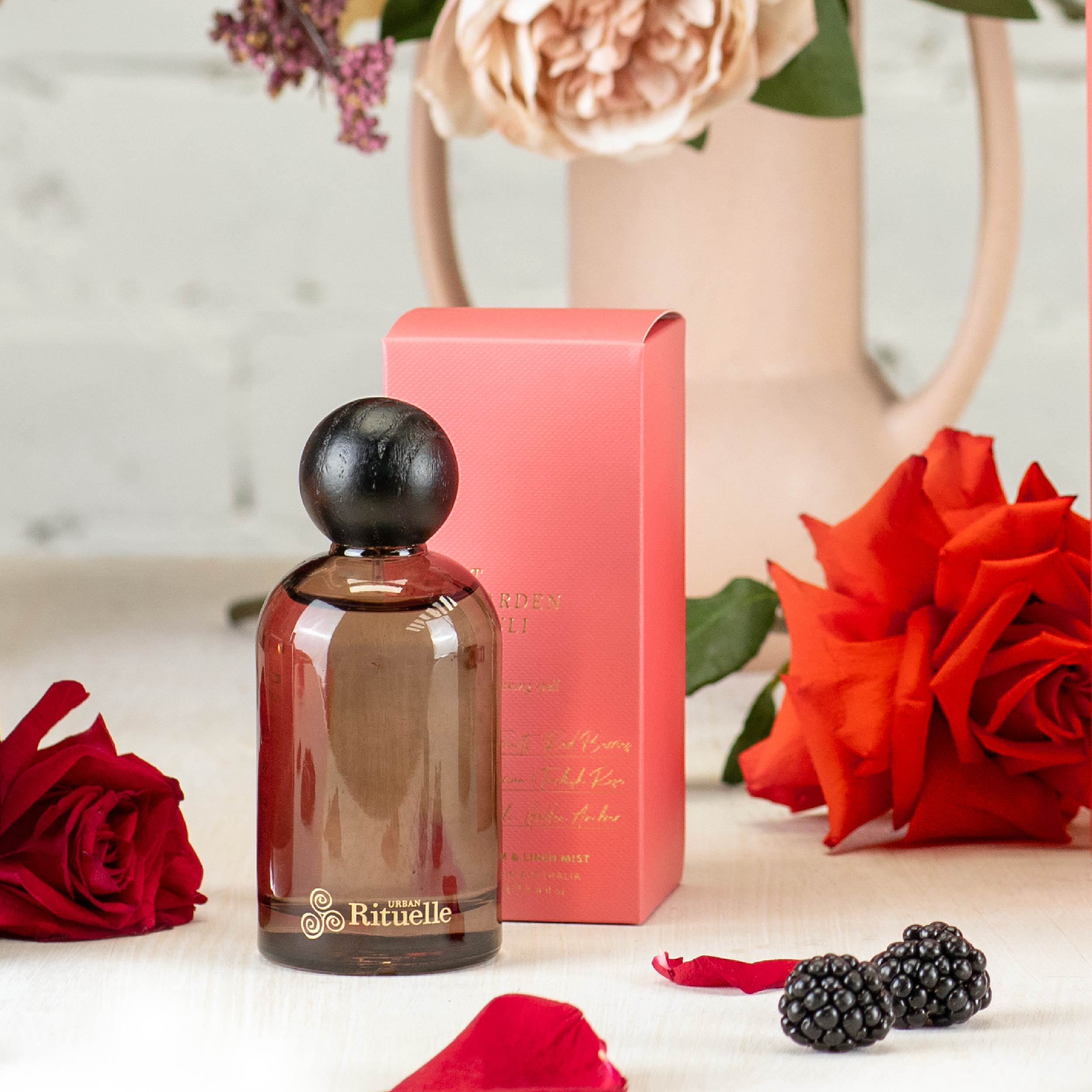 Velvet Rose Garden, Patchouli, Amber<br> TESTER: Room & Linen Mist