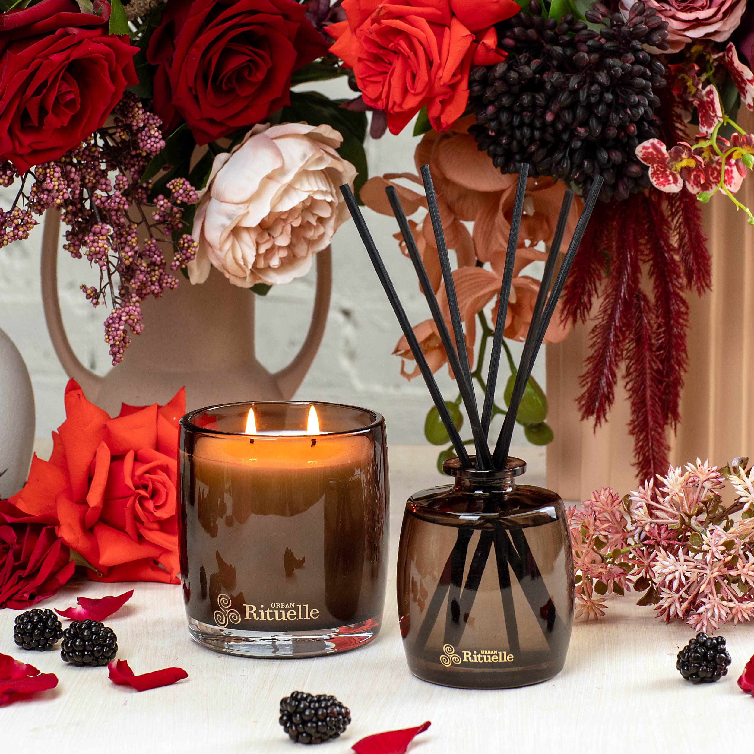 Apotheca Single Fragrance Package - Velvet Rose Garden, Patchouli, Amber