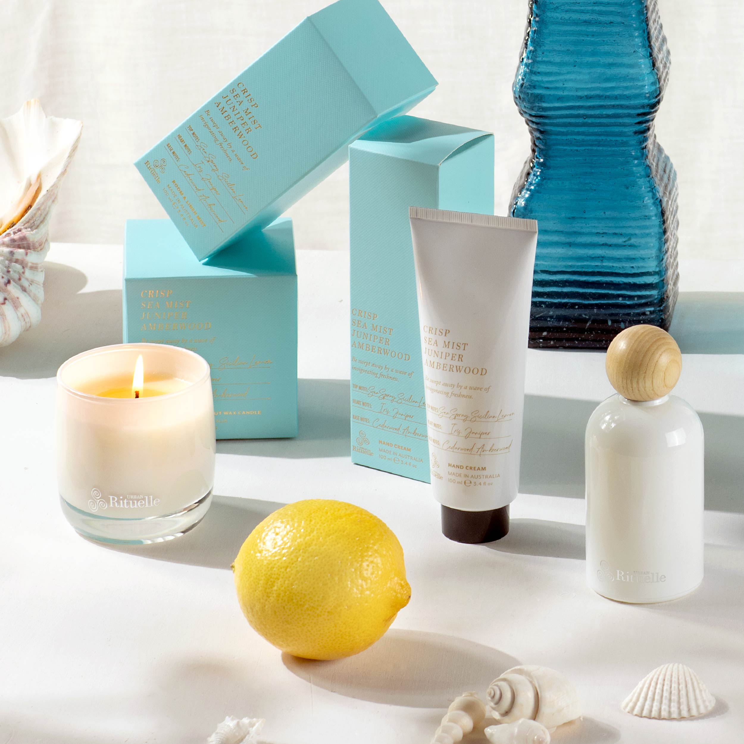 Crisp Sea Mist, Juniper, Amberwood<br> Hand Cream | 100ml