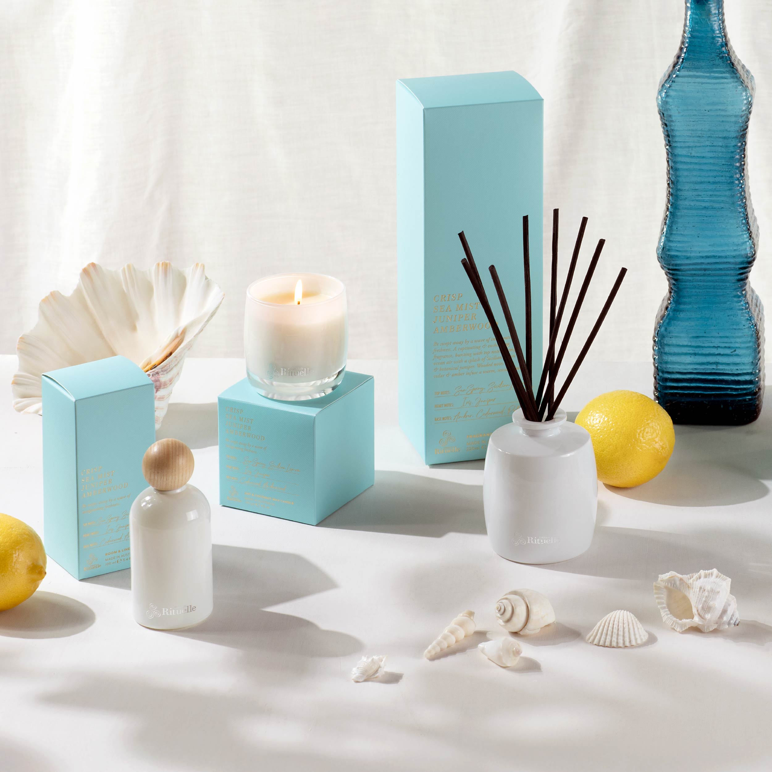 Apotheca<br> Single Fragrance Package - Crisp Sea Mist, Juniper, Amberwood
