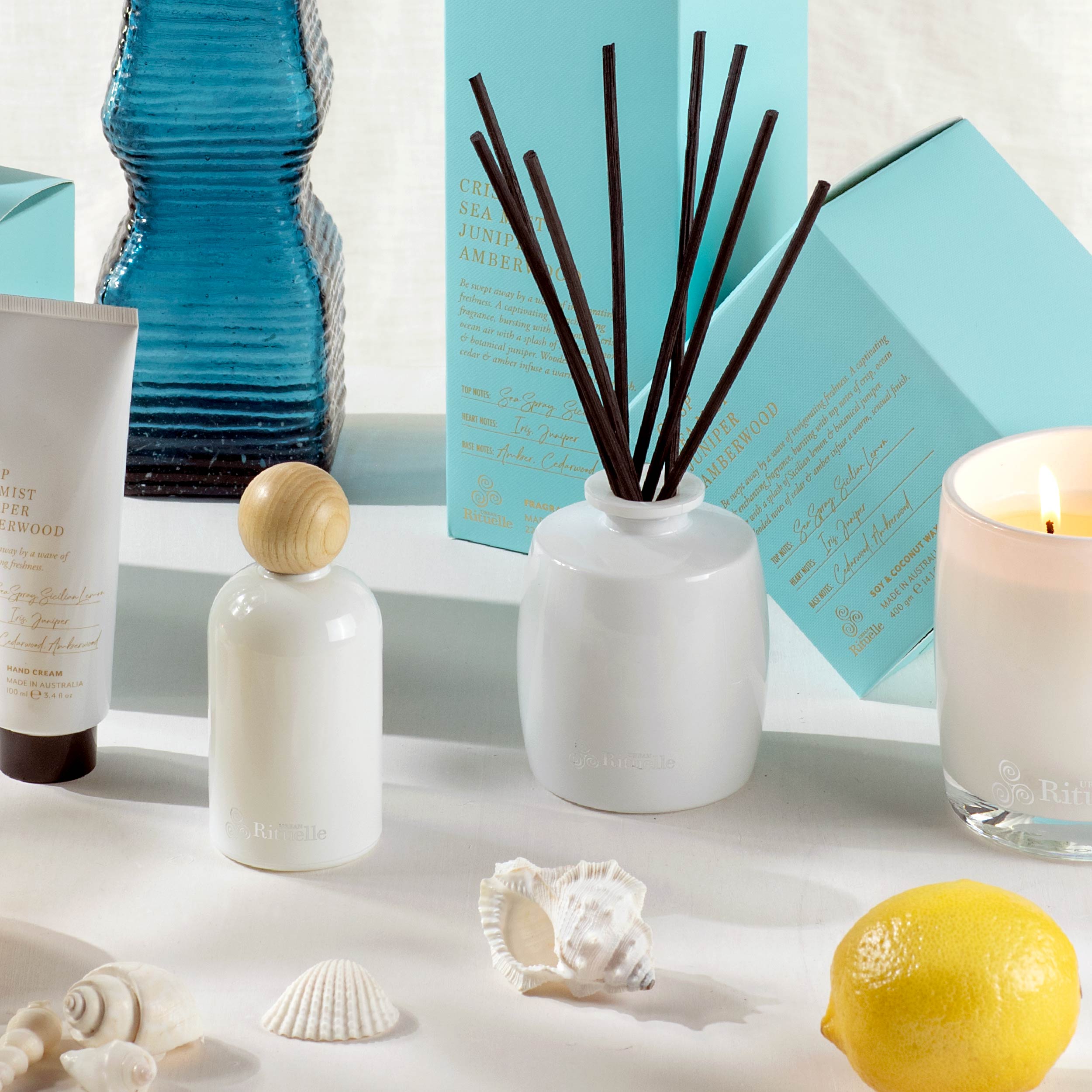 Crisp Sea Mist, Juniper, Amberwood<br> TESTER: Room & Linen Mist