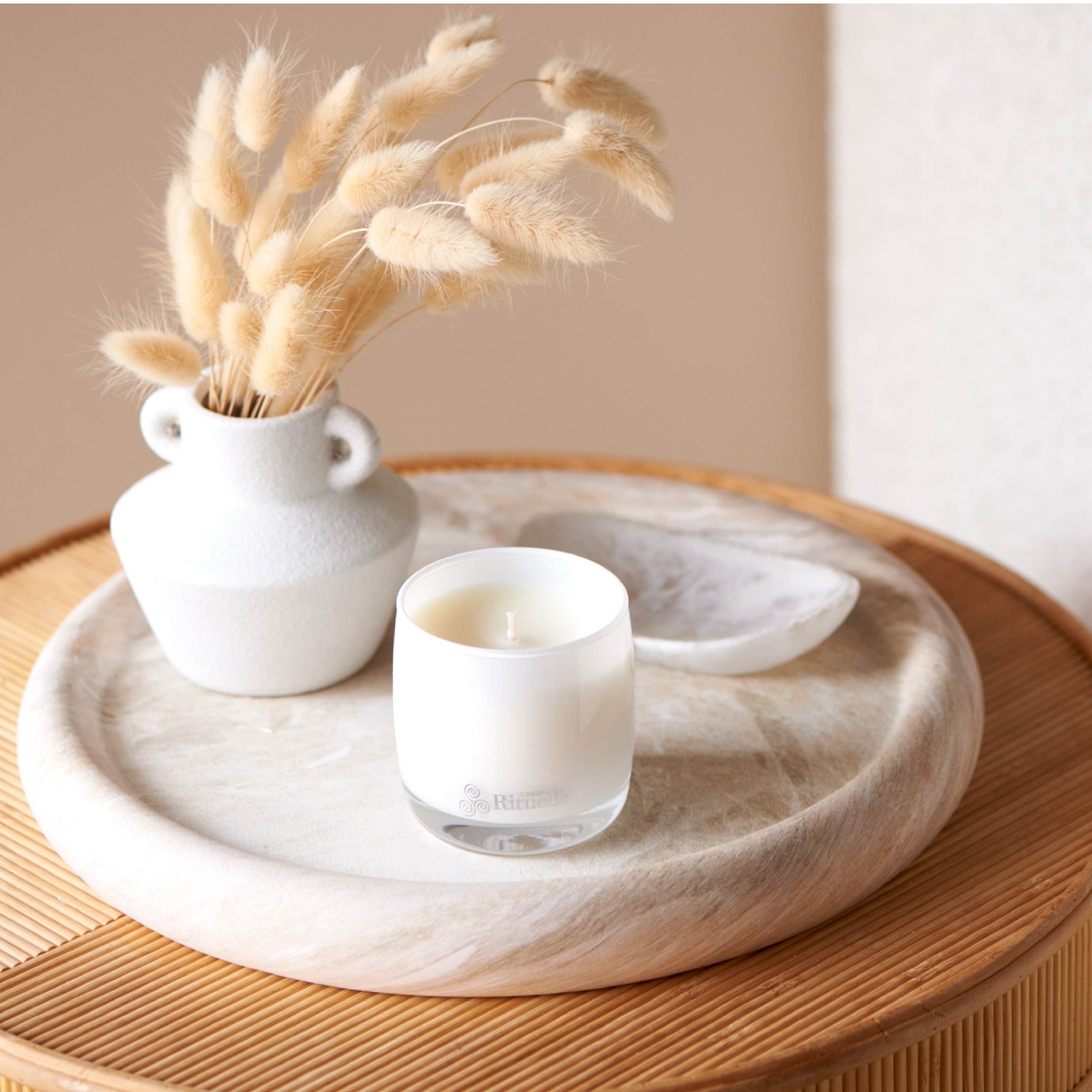 Lemongrass, Mandarin Zest, Tahitian Lime, Sandalwood<br> Scented Soy Candle | 140gm