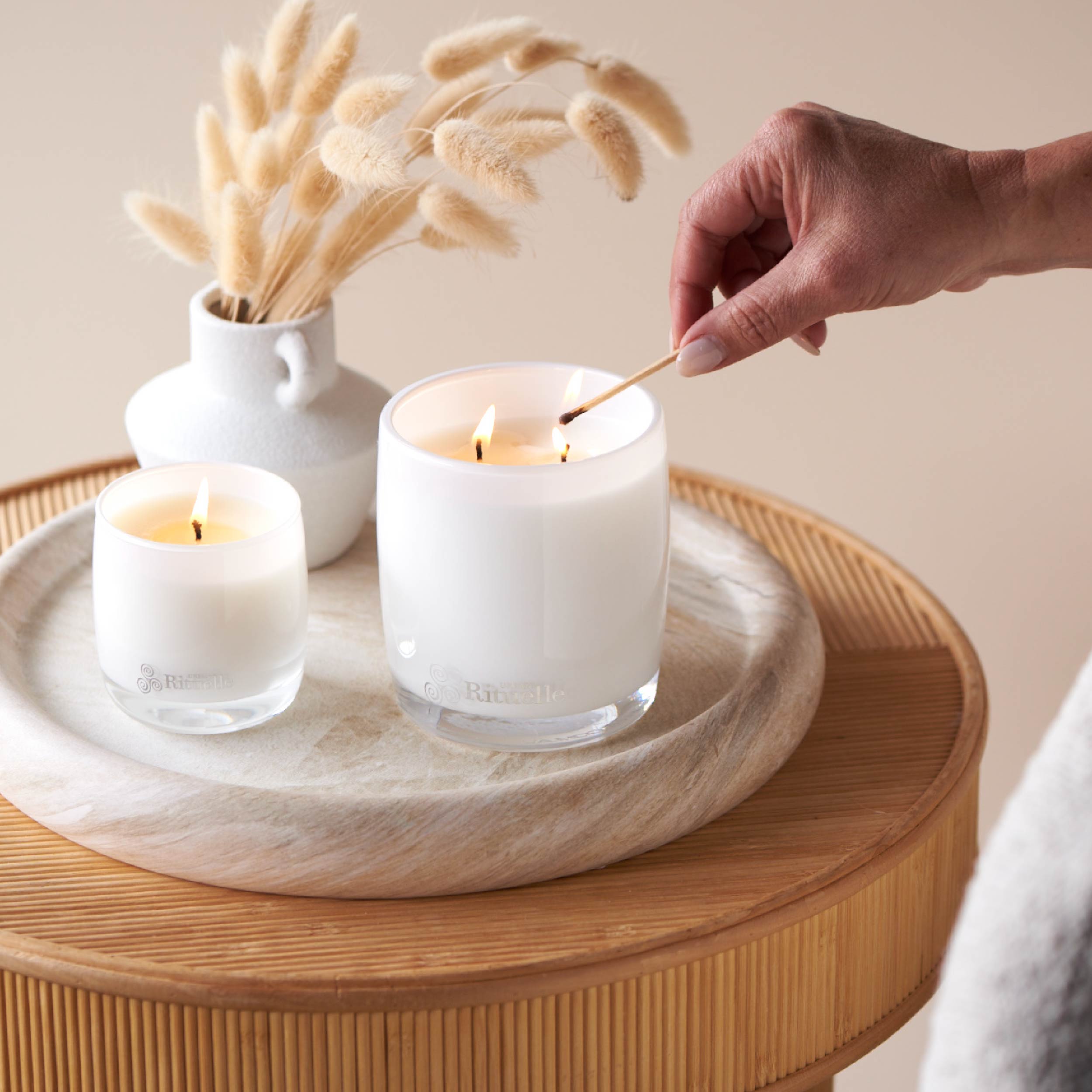Lemongrass, Mandarin Zest, Tahitian Lime, Sandalwood<br> Scented Soy Candle | 400gm