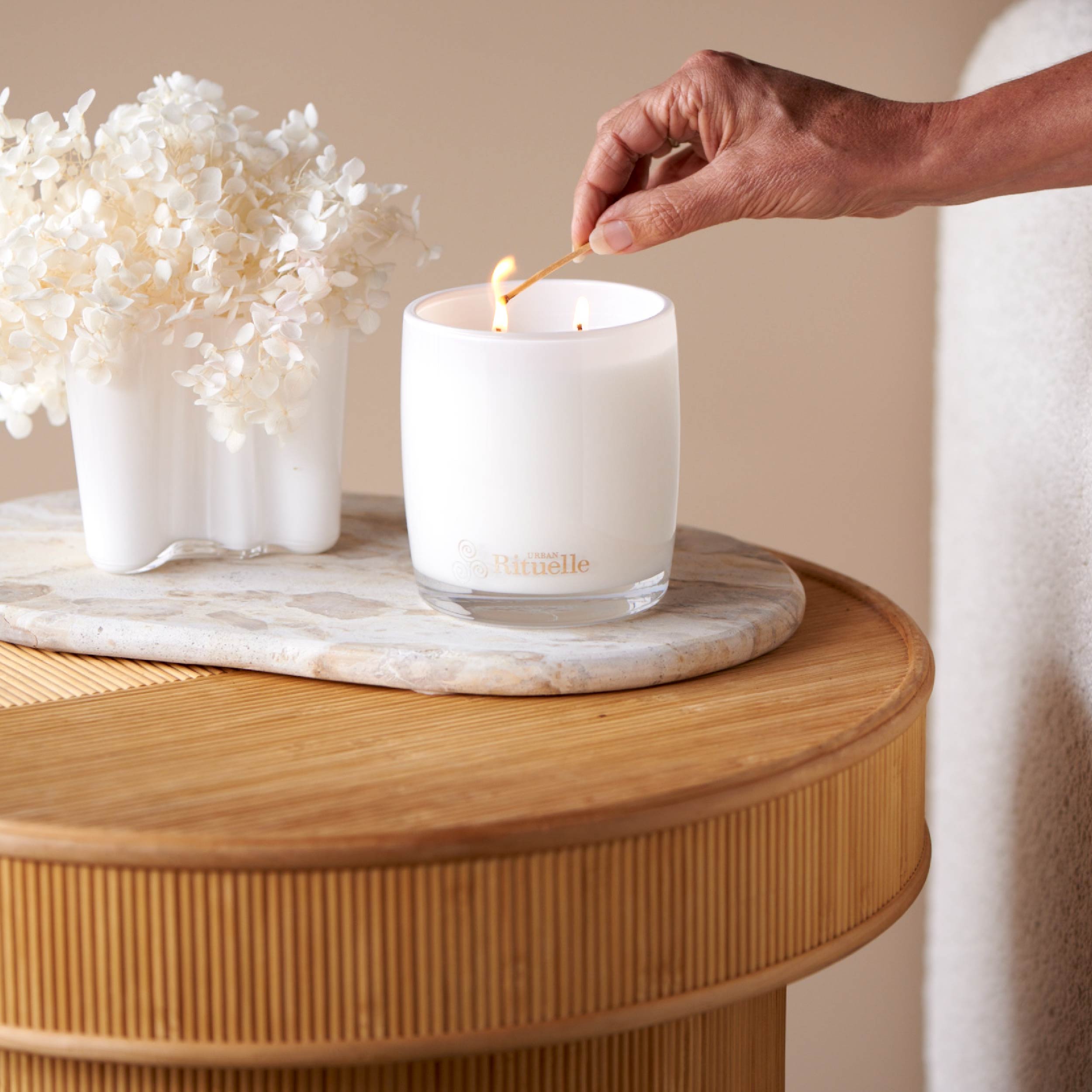 Pistachio, Saffron, Praline, Maple<br> Scented Soy Candle | 400gm