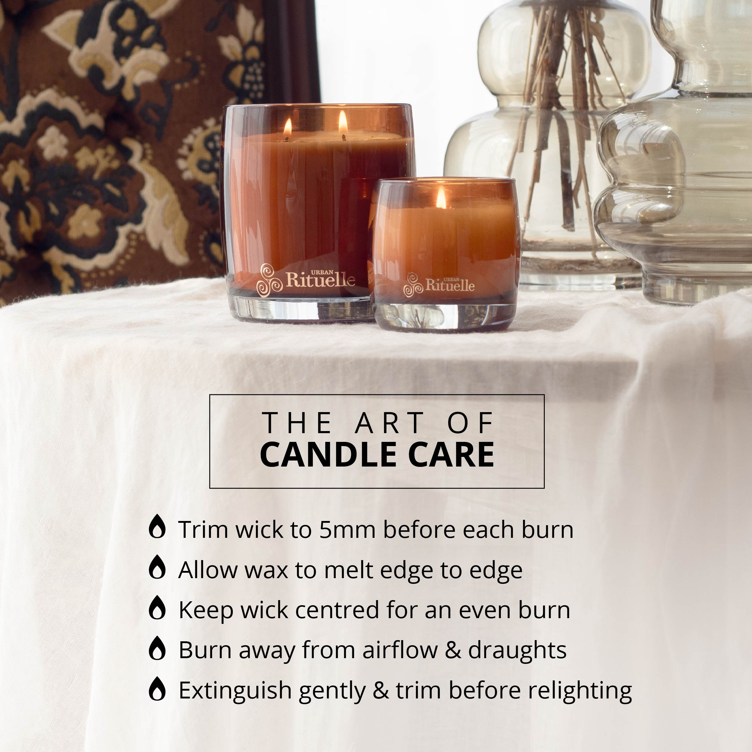 Vanilla, Lavender & Geranium<br> Scented Soy Candle | 140gm