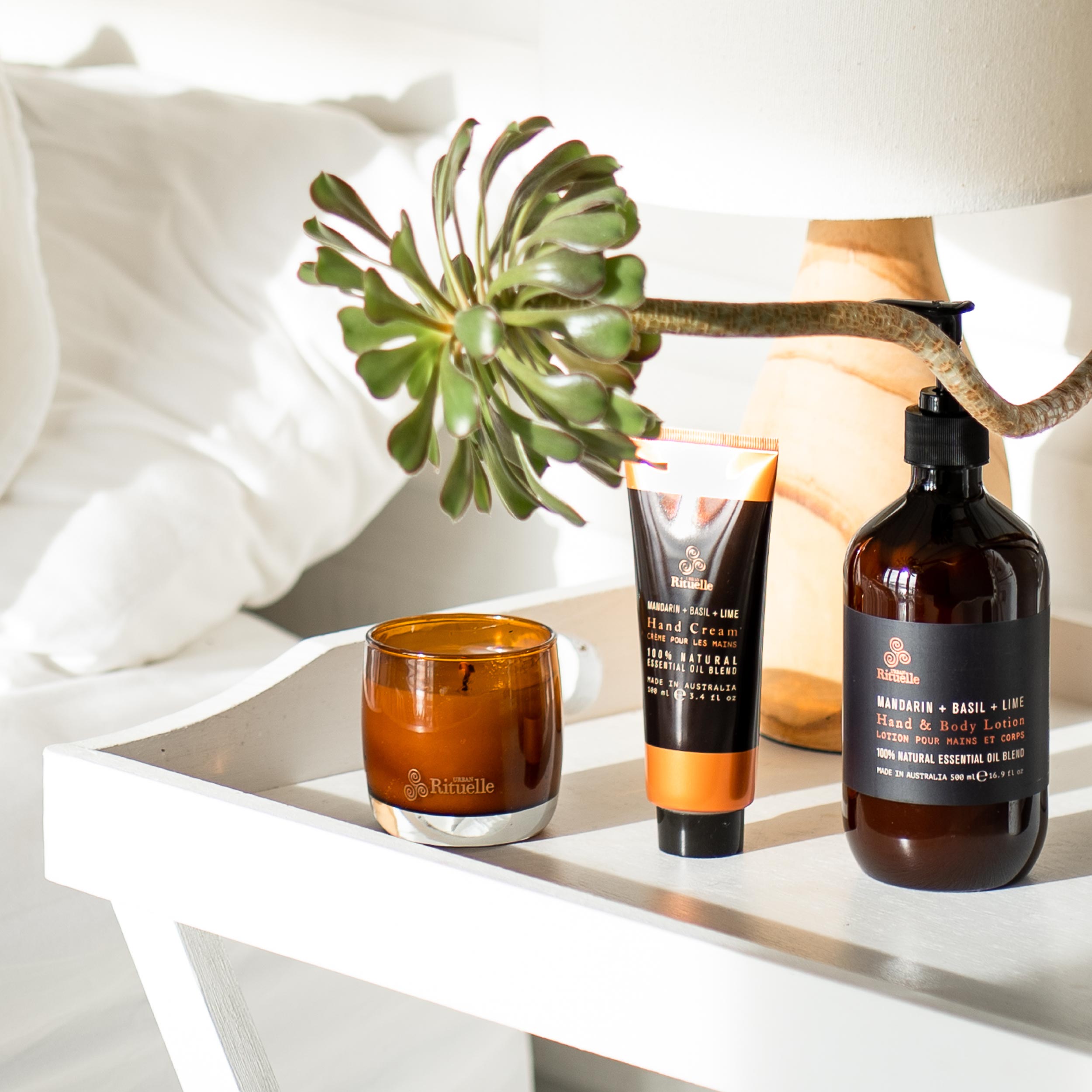 Mandarin, Basil & Lime<br> Scented Soy Candle | 140gm