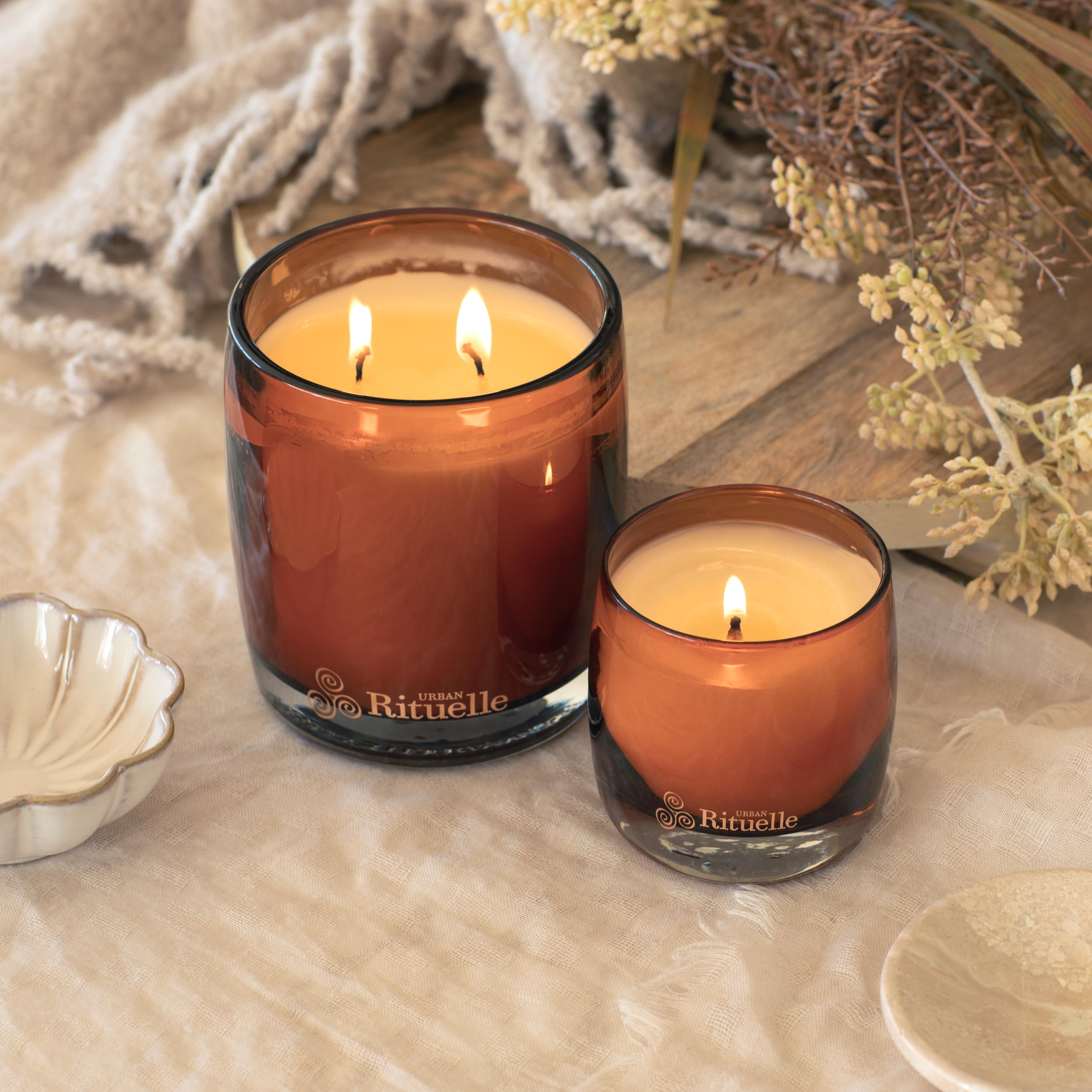 Mandarin, Basil & Lime<br> Scented Soy Candle | 140gm