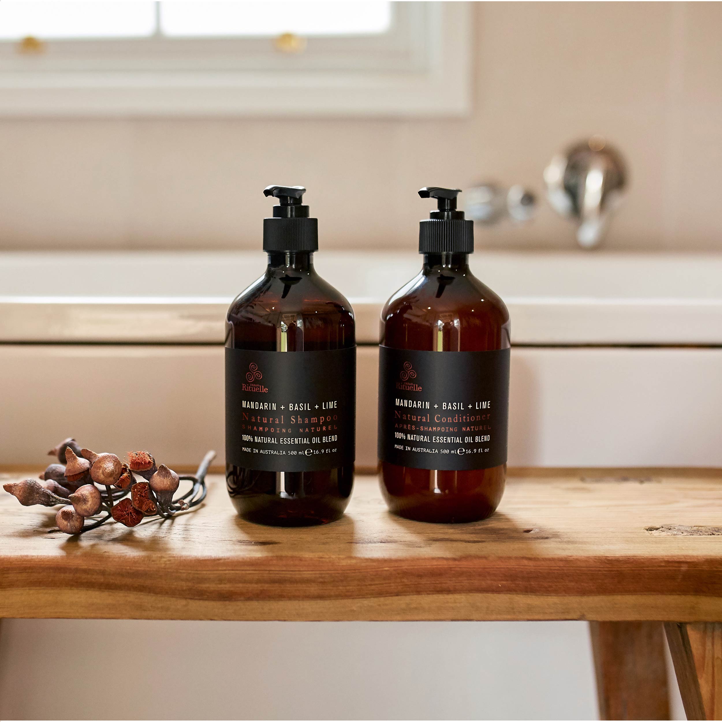 Mandarin, Basil & Lime<br> Natural Shampoo | 500ml