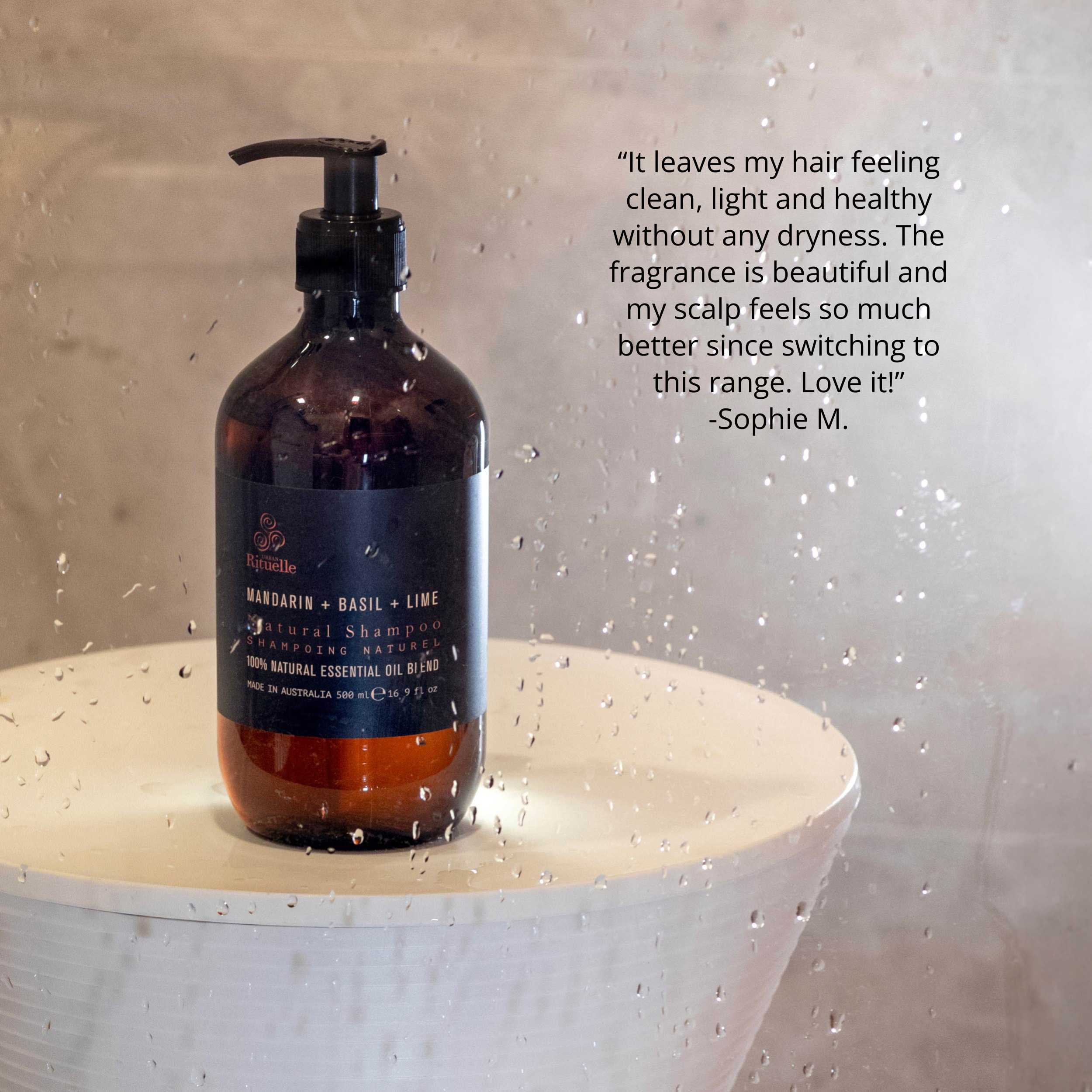 Mandarin, Basil & Lime<br> Natural Shampoo | 500ml