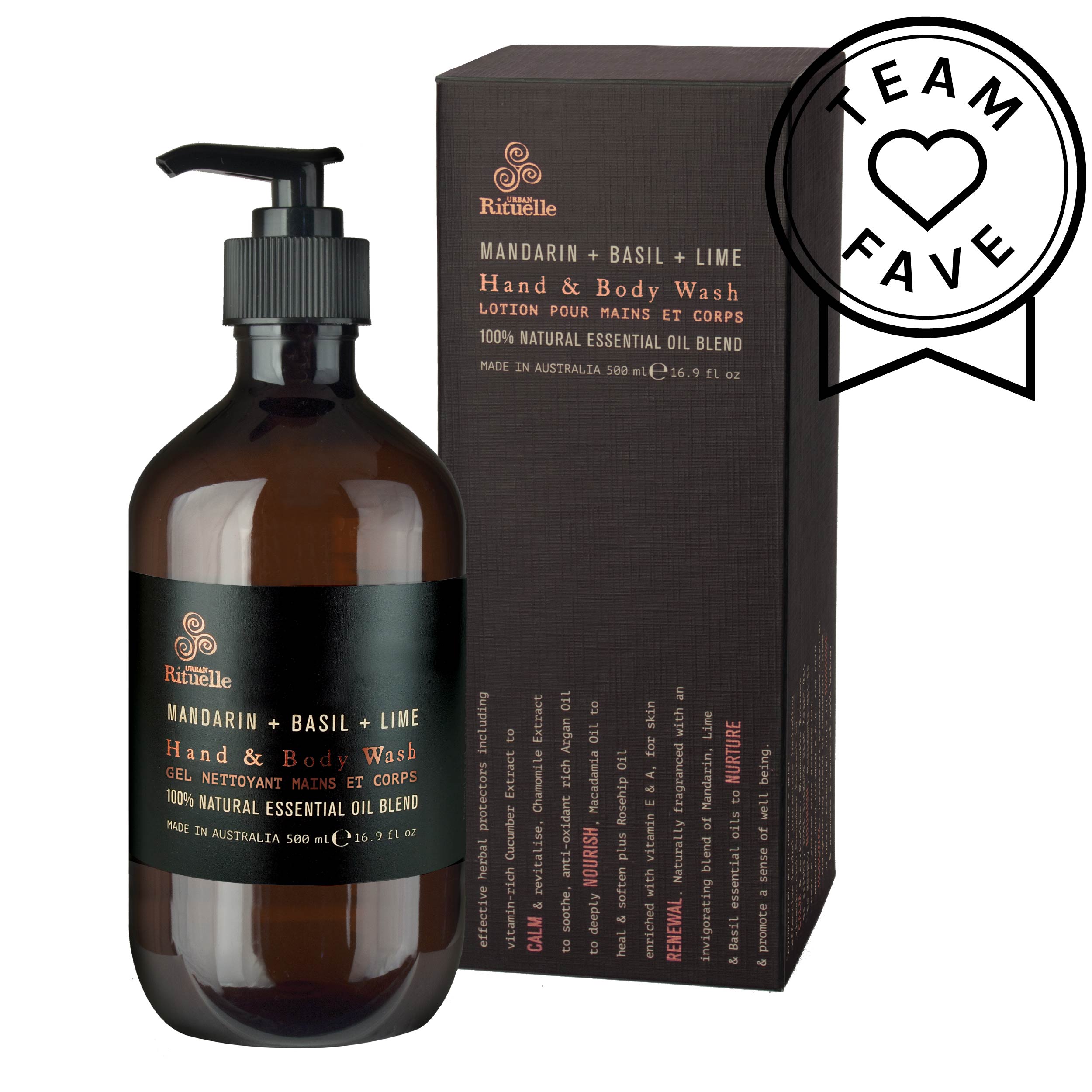 Mandarin, Basil & Lime<br> Hand & Body Wash | 500ml