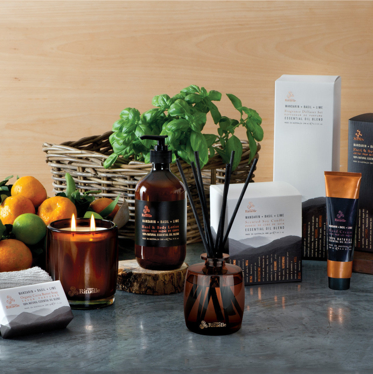 Mandarin, Basil & Lime<br>Hand & Body Lotion | 5L Refill