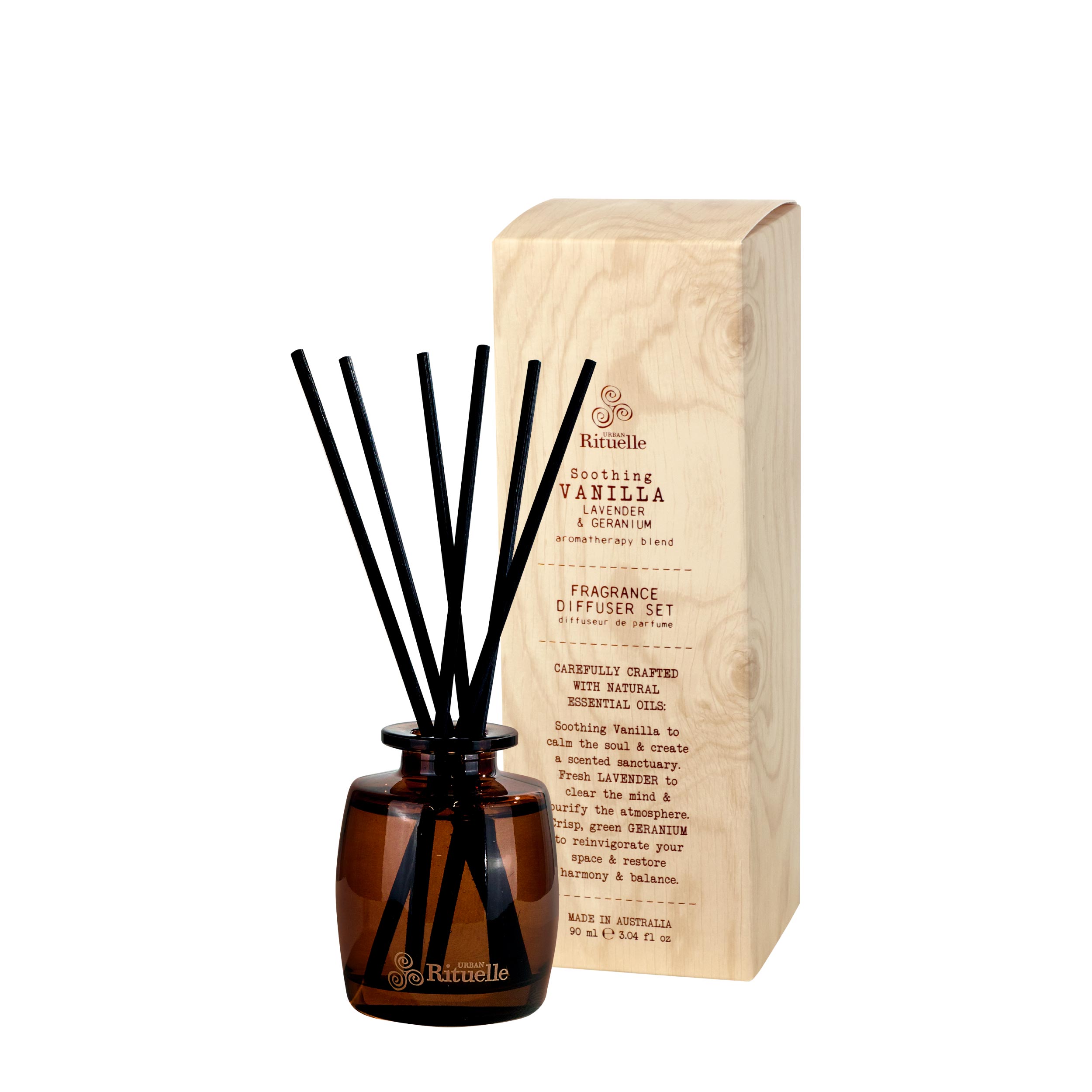 Vanilla, Lavender & Geranium<br> Mini Fragrance Diffuser Set | 90ml