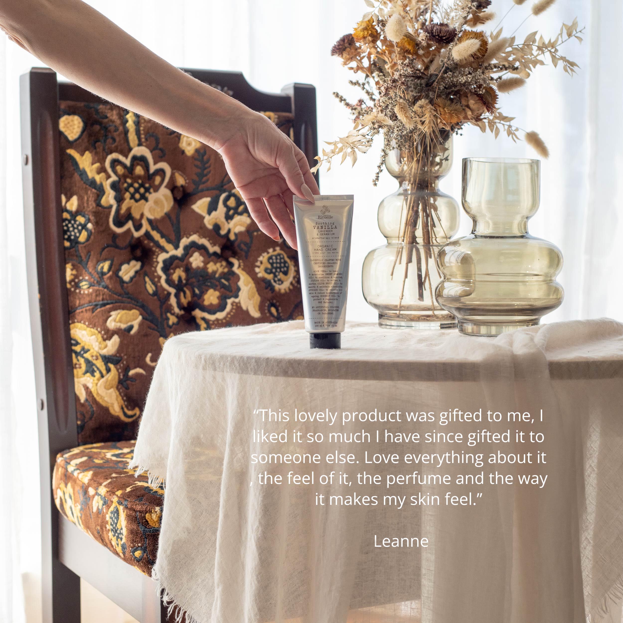 Vanilla, Lavender & Geranium<br> Organic Hand Cream | 100ml