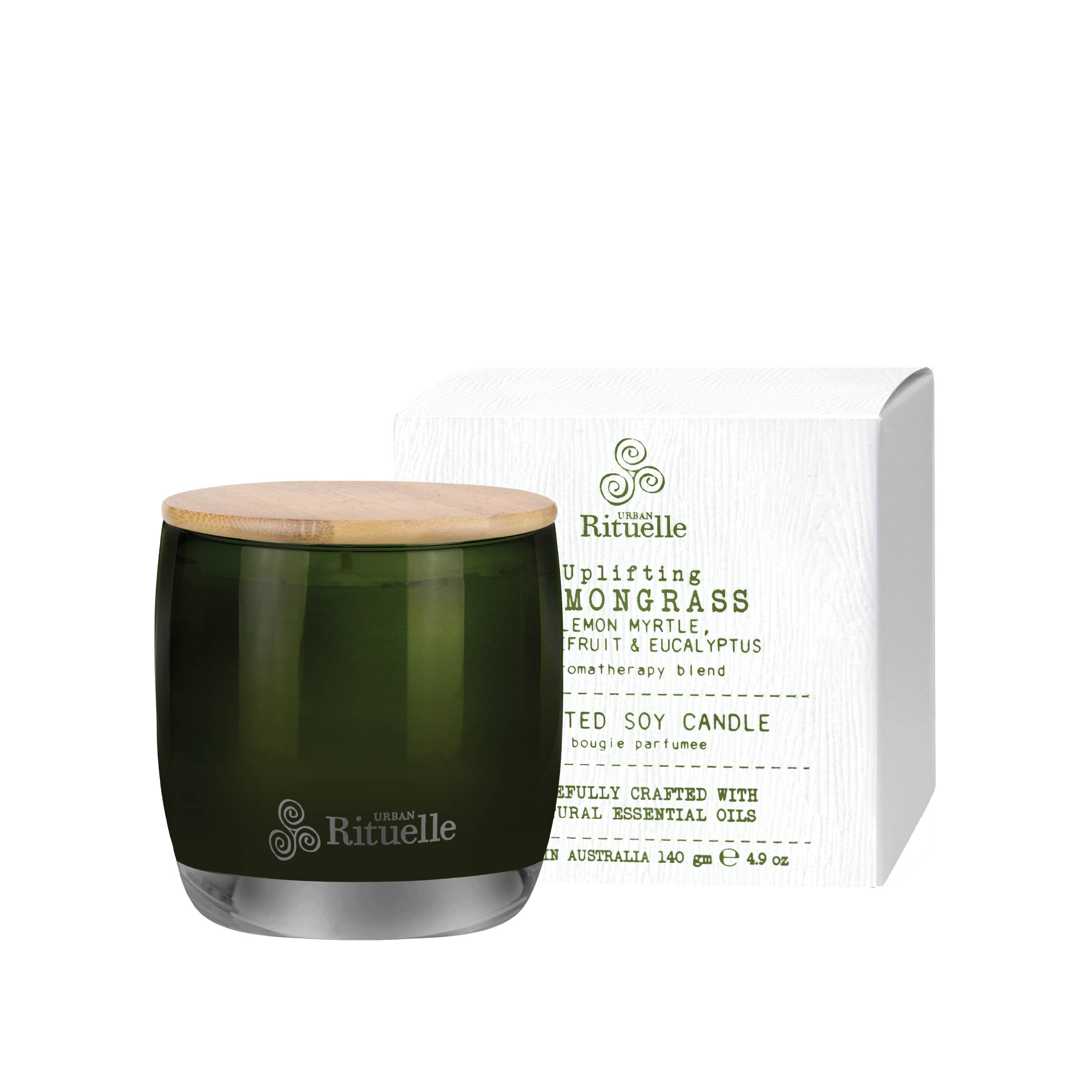 Lemongrass, Lemon Myrtle, Grapefruit & Eucalyptus<br> TESTER: Scented Soy Candle - 140gm