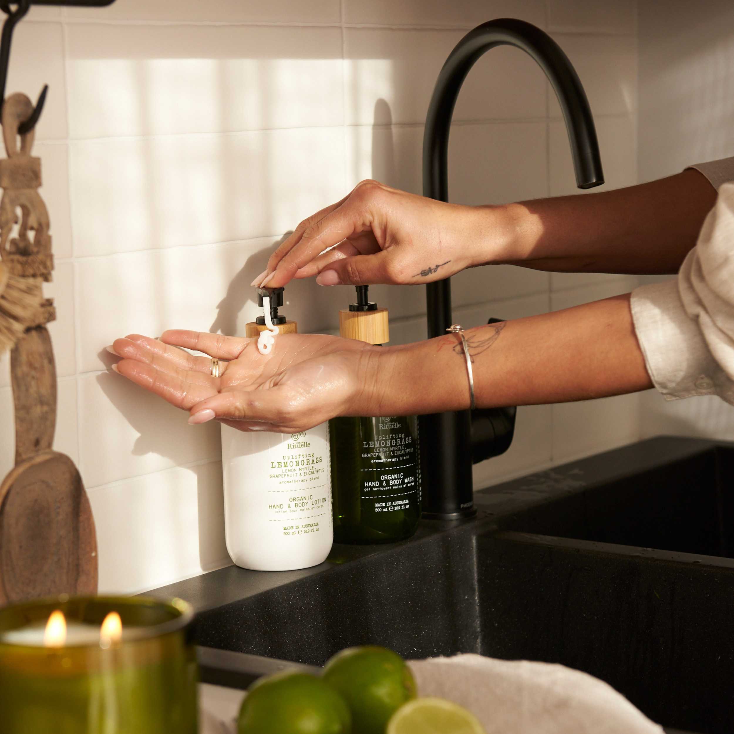 Lemongrass, Lemon Myrtle, Grapefruit & Eucalyptus<br> Hand & Body Lotion | 500ml