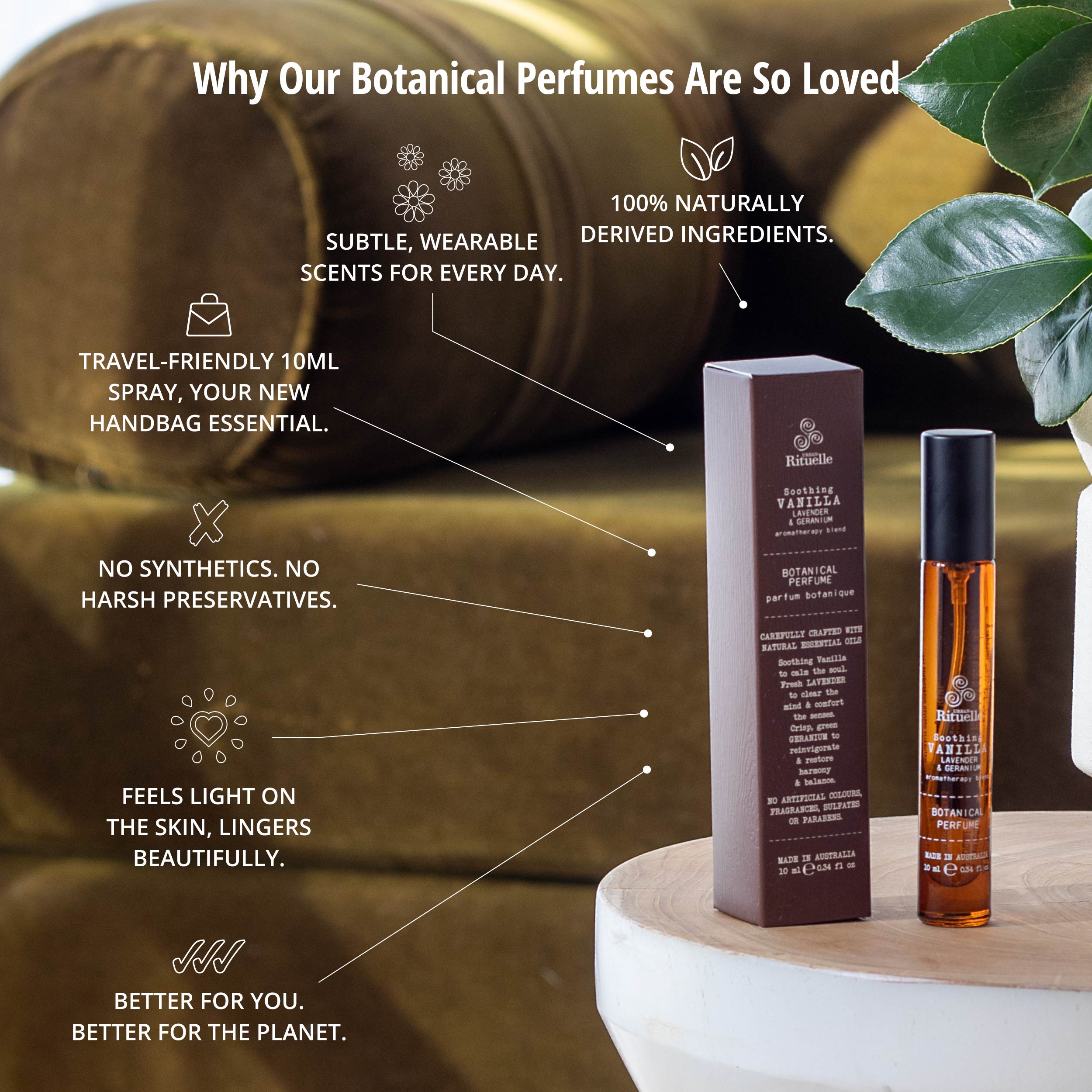 Vanilla, Lavender & Geranium <br> Botanical Perfume | 10ml