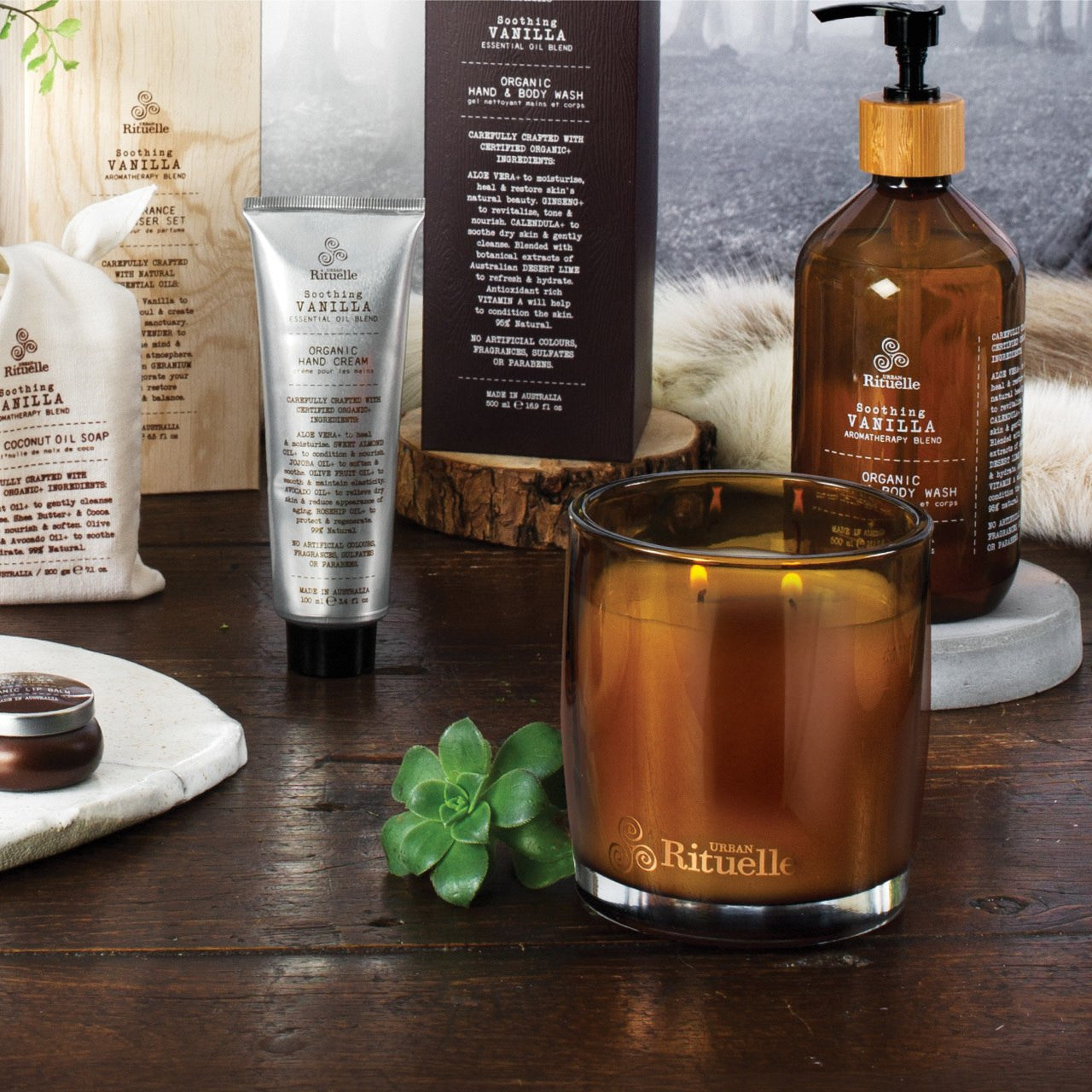 Flourish Organics<br> Single Fragrance Package - Vanilla, Lavender & Geranium